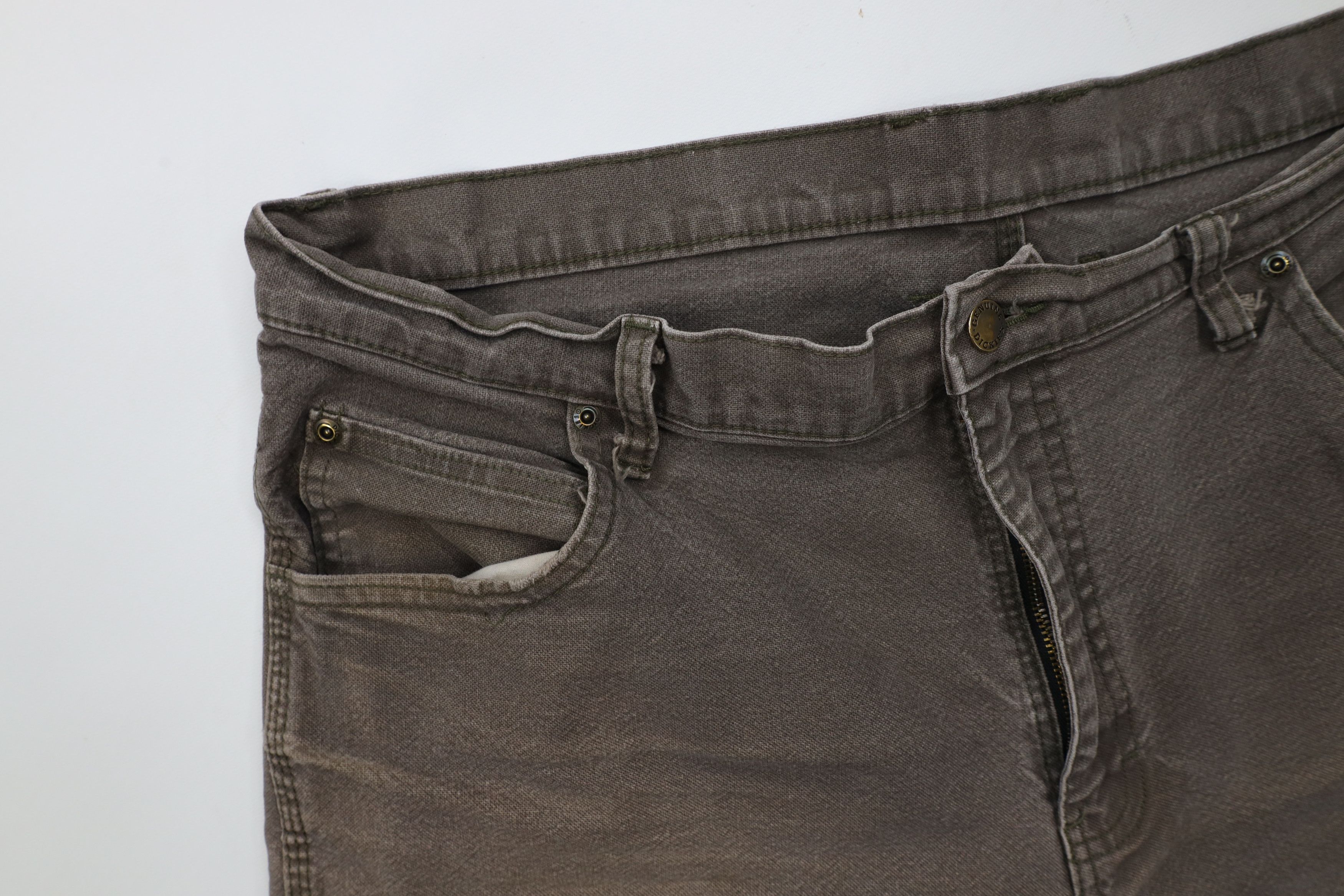 Dickies × Vintage Vintage Dickies Wide Leg Canvas Dungaree Pants Cotton Size US 36 / EU 52 - 9 Thumbnail