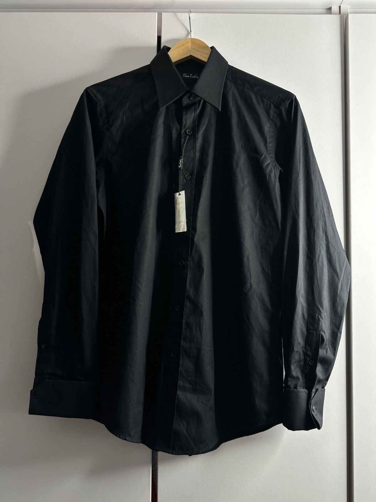 Pierre Cardin Pier Cardin new shirt black basic Size US M / EU 48-50 / 2 - 6 Thumbnail