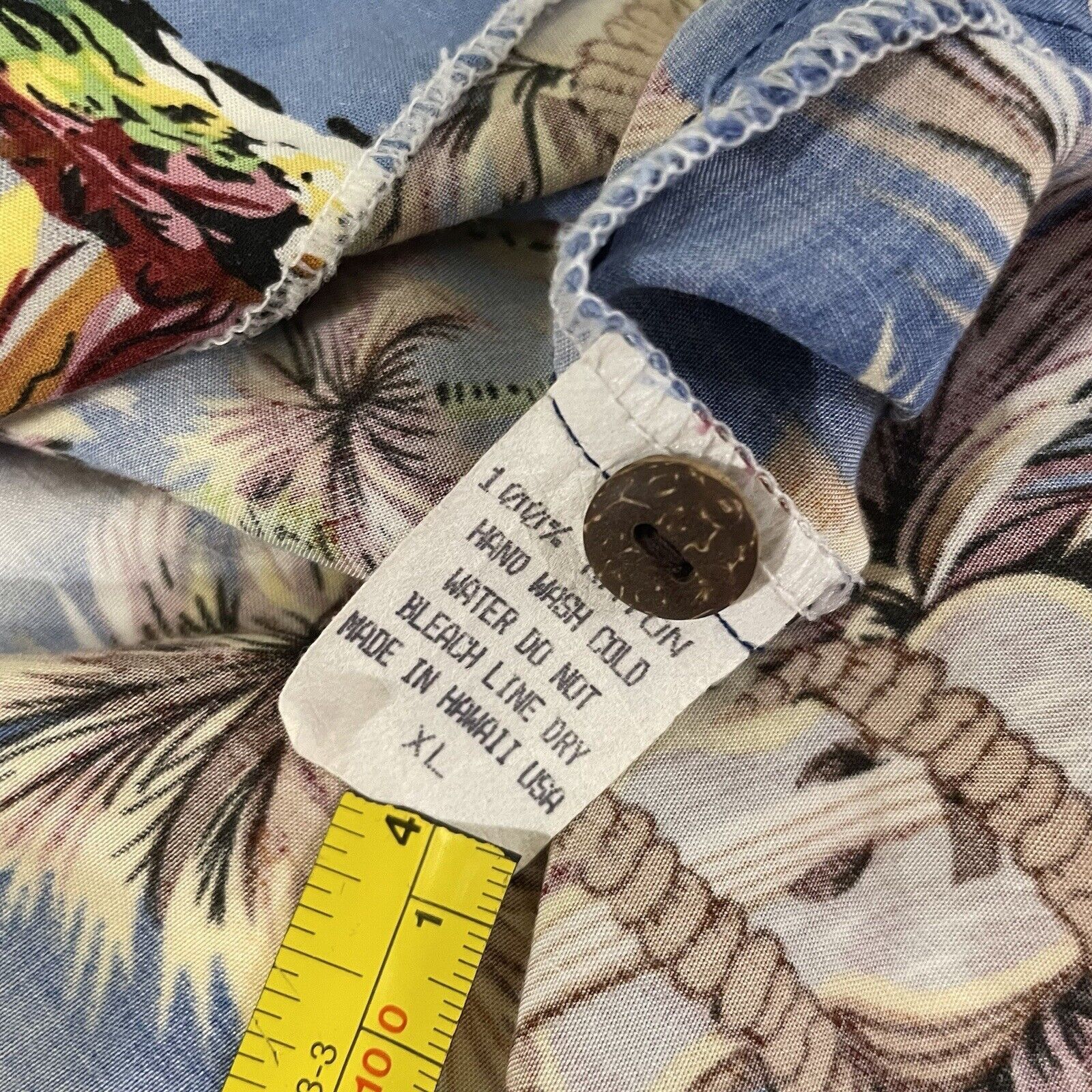 Hilo Hattie VTG Hilo Hattie Hawaiian Original Shirt XL Hawaii Volcano Size XL / US 12-14 / IT 48-50 - 7 Thumbnail