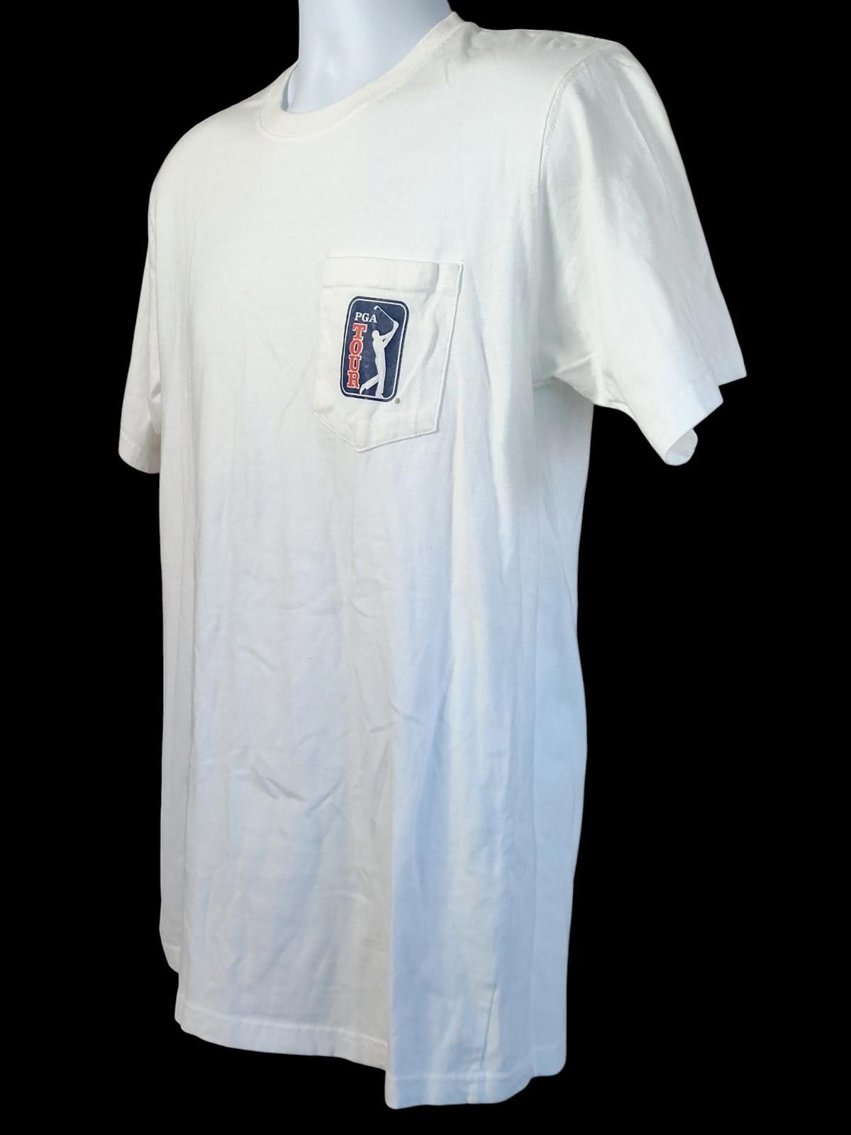 PGA Tour PGA Tour White Pocket Logo T-Shirt Size US M / EU 48-50 / 2 - 6 Thumbnail