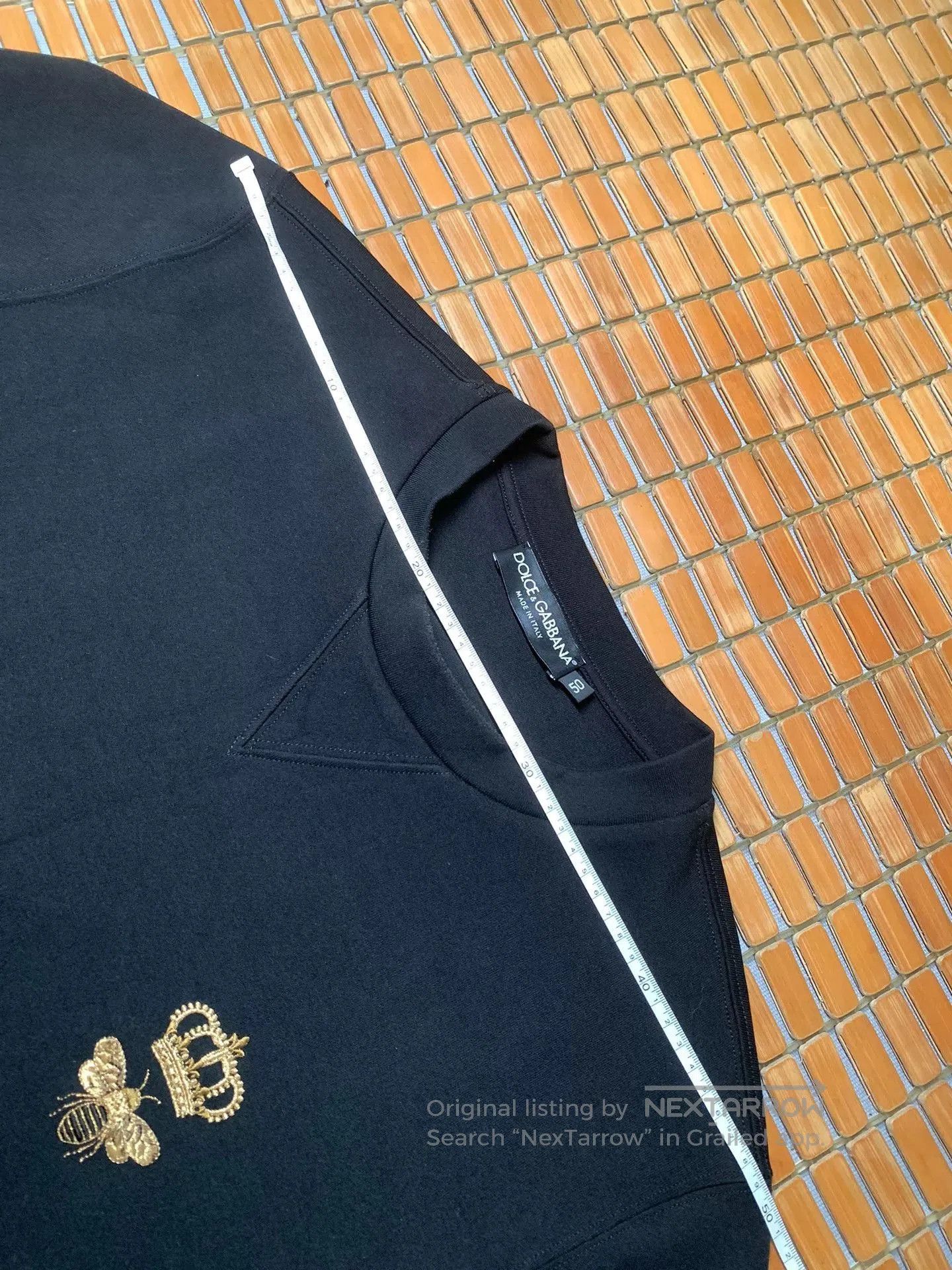 Dolce & Gabbana Dolce & Gabbana Crown Bee Embroidery Sweatshirt. Size US M / EU 48-50 / 2 - 6 Thumbnail