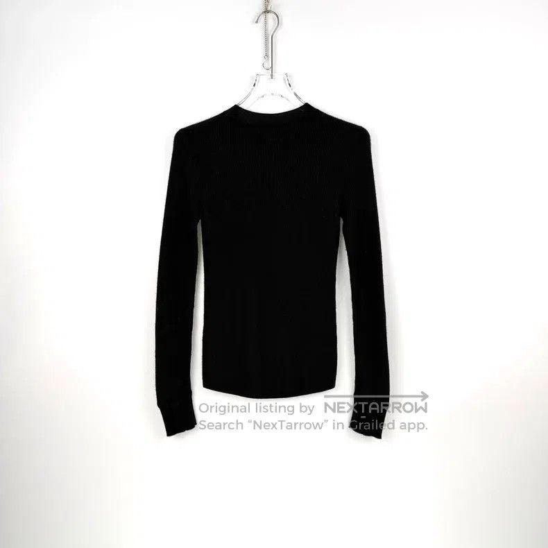 Hermes Hermes Black embroidered horse logo half wool sweater Size XS / US 0-2 / IT 36-38 - 4 Thumbnail