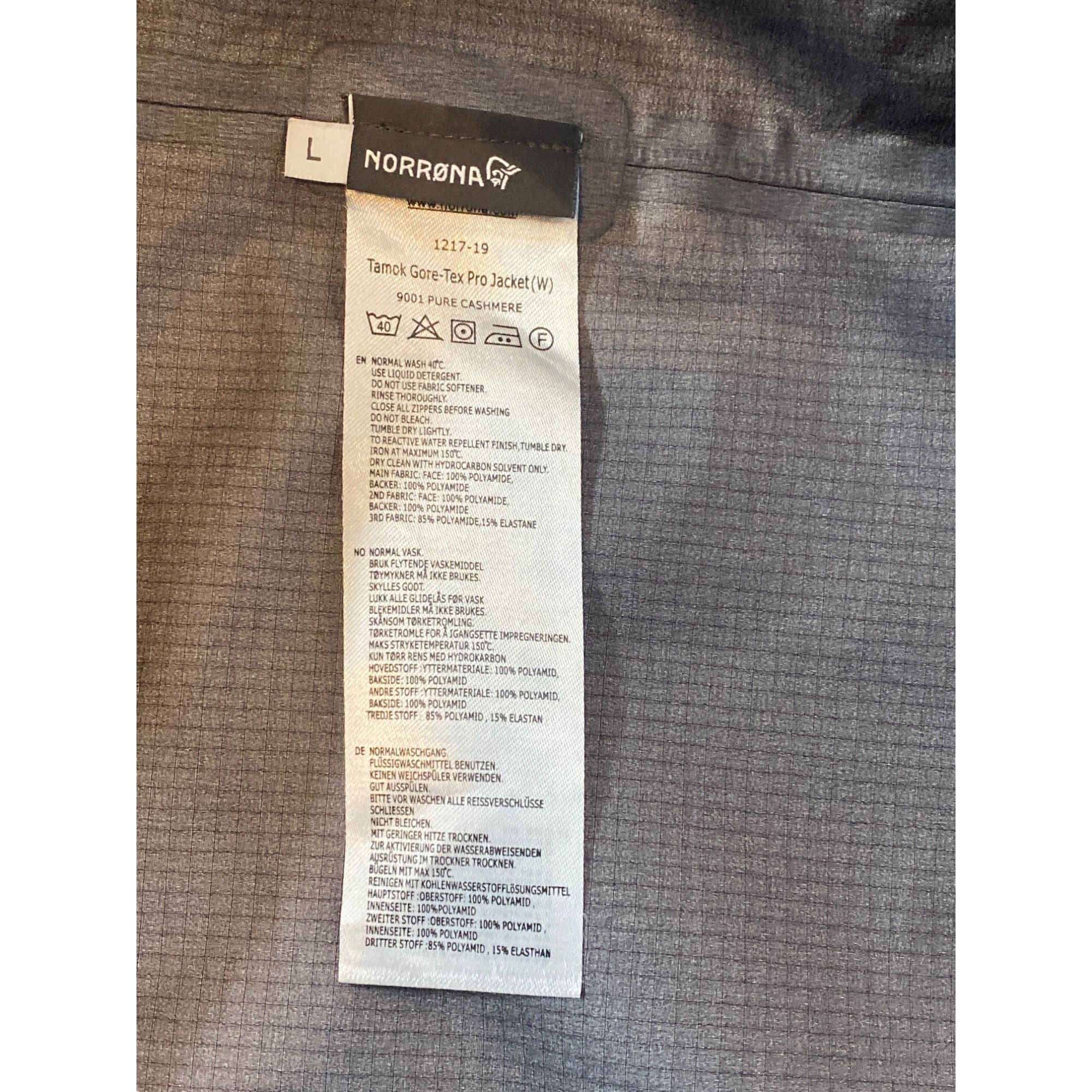 Norrona Norrona W's L Tamok Gore-Tex Performance Shell Jacket NWOT M Size L / US 10 / IT 46 - 10 Thumbnail