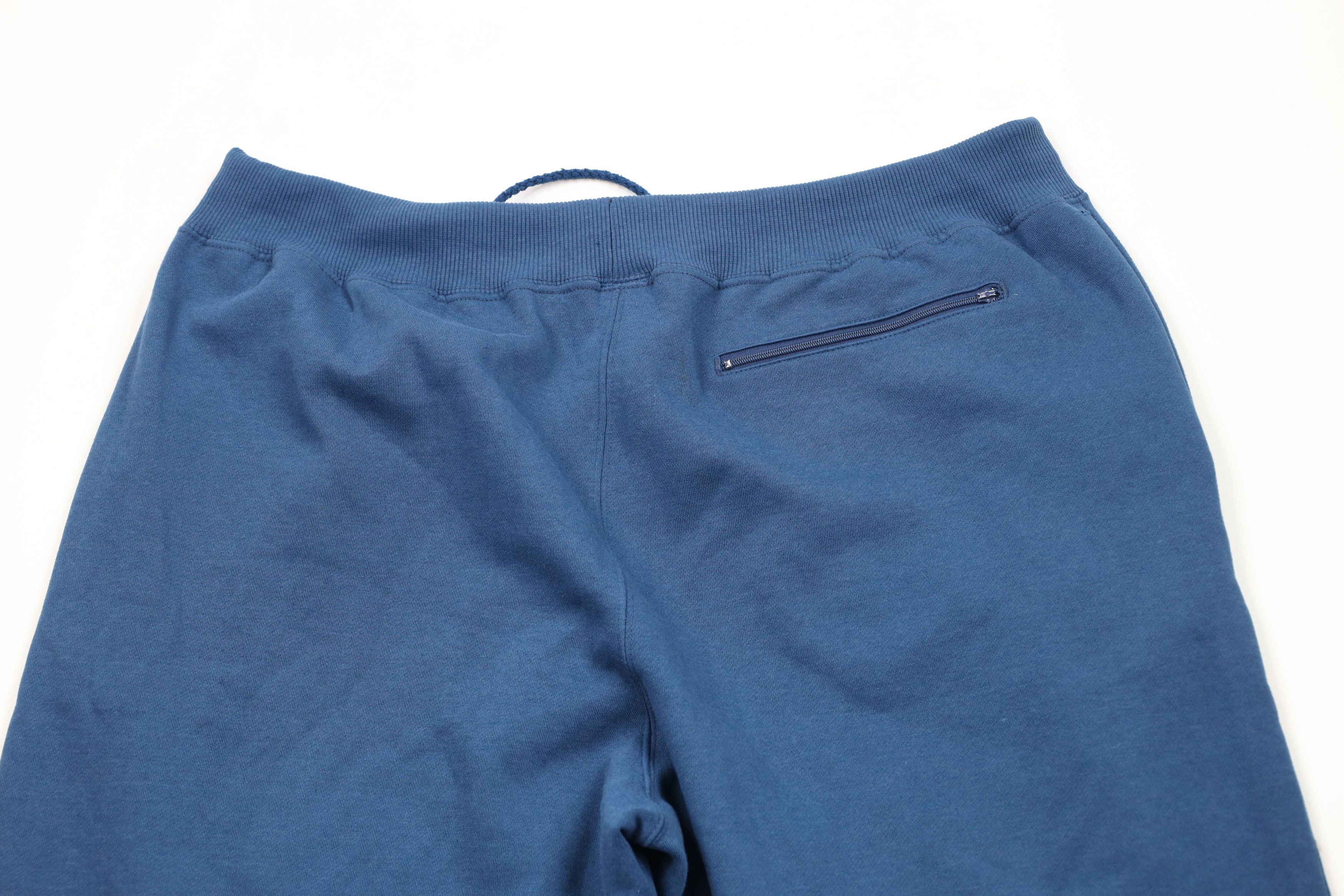 Vintage Vintage 90s Streetwear Blank Cuffed Sweatpants Joggers Blue Size US 36 / EU 52 - 7 Thumbnail