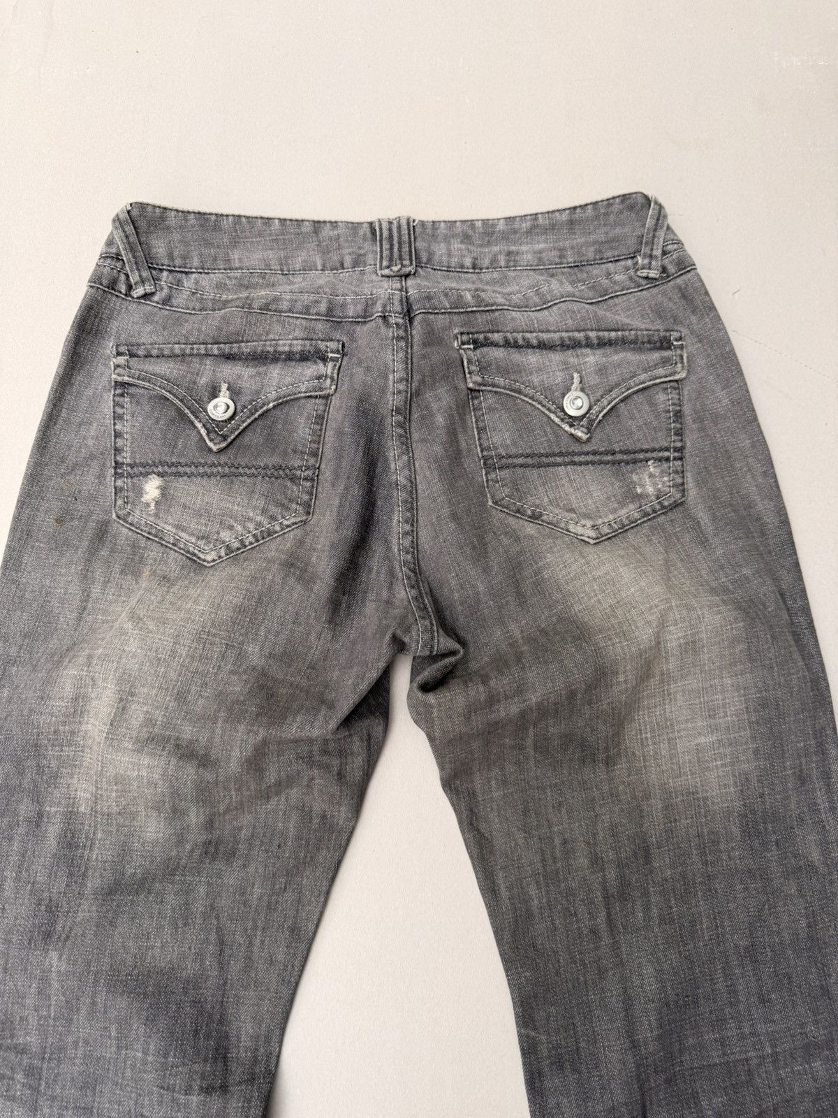 Japanese Brand CONUS Lace up flare jeans Size US 27 - 6 Thumbnail