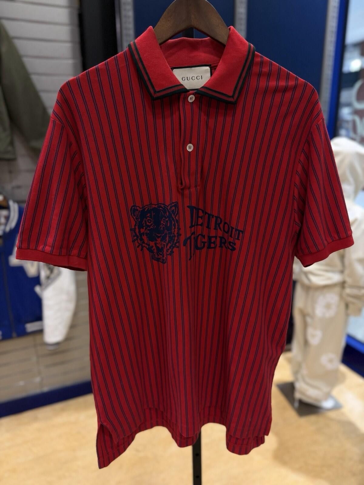 Gucci Gucci Polo T Shirt $850 Retail Detroit Tigers Rare (Medium) Size US M / EU 48-50 / 2 - 2 Thumbnail
