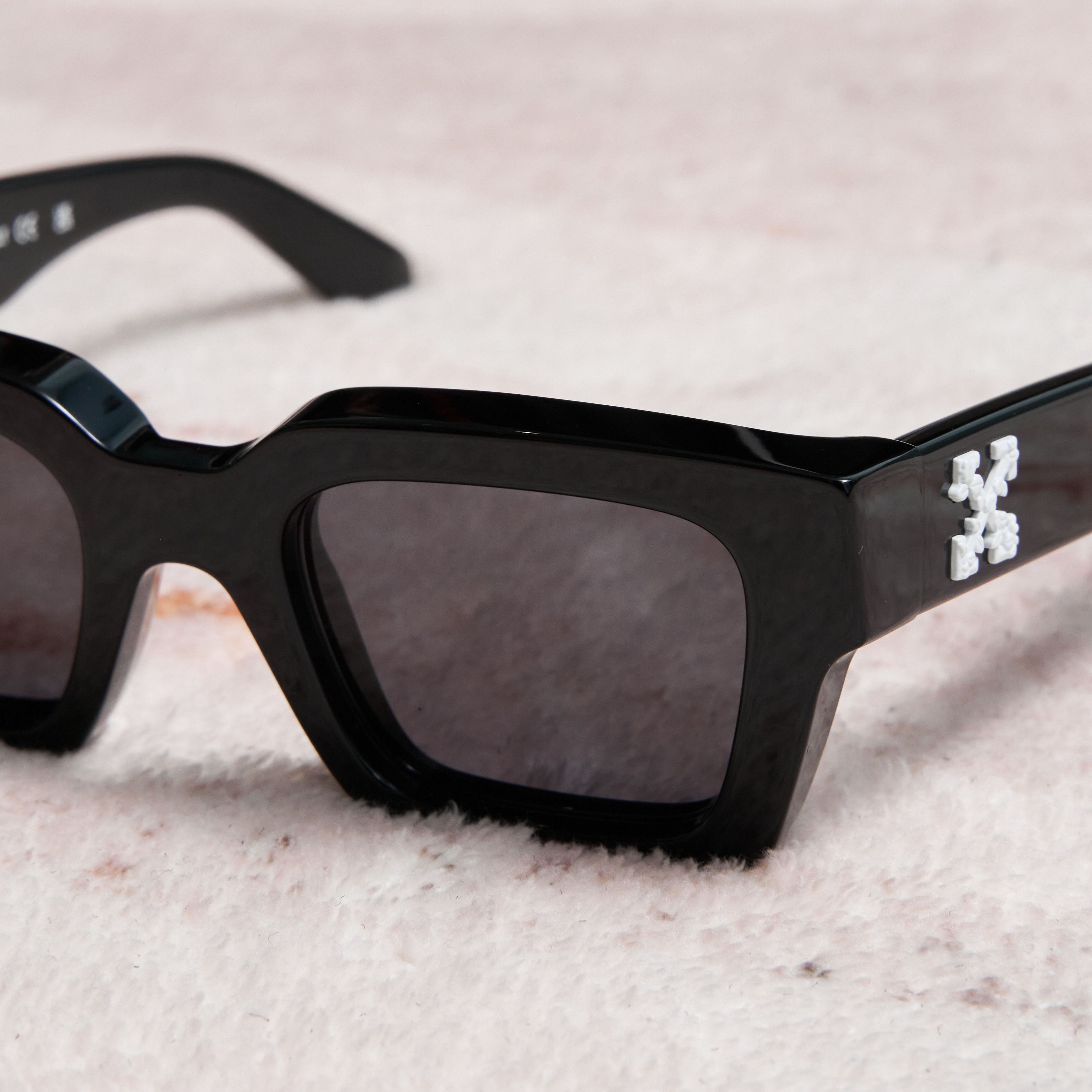 Off-White OFF WHITE Virgil Square Frame Sunglasses BLACK Size ONE SIZE - 5 Thumbnail
