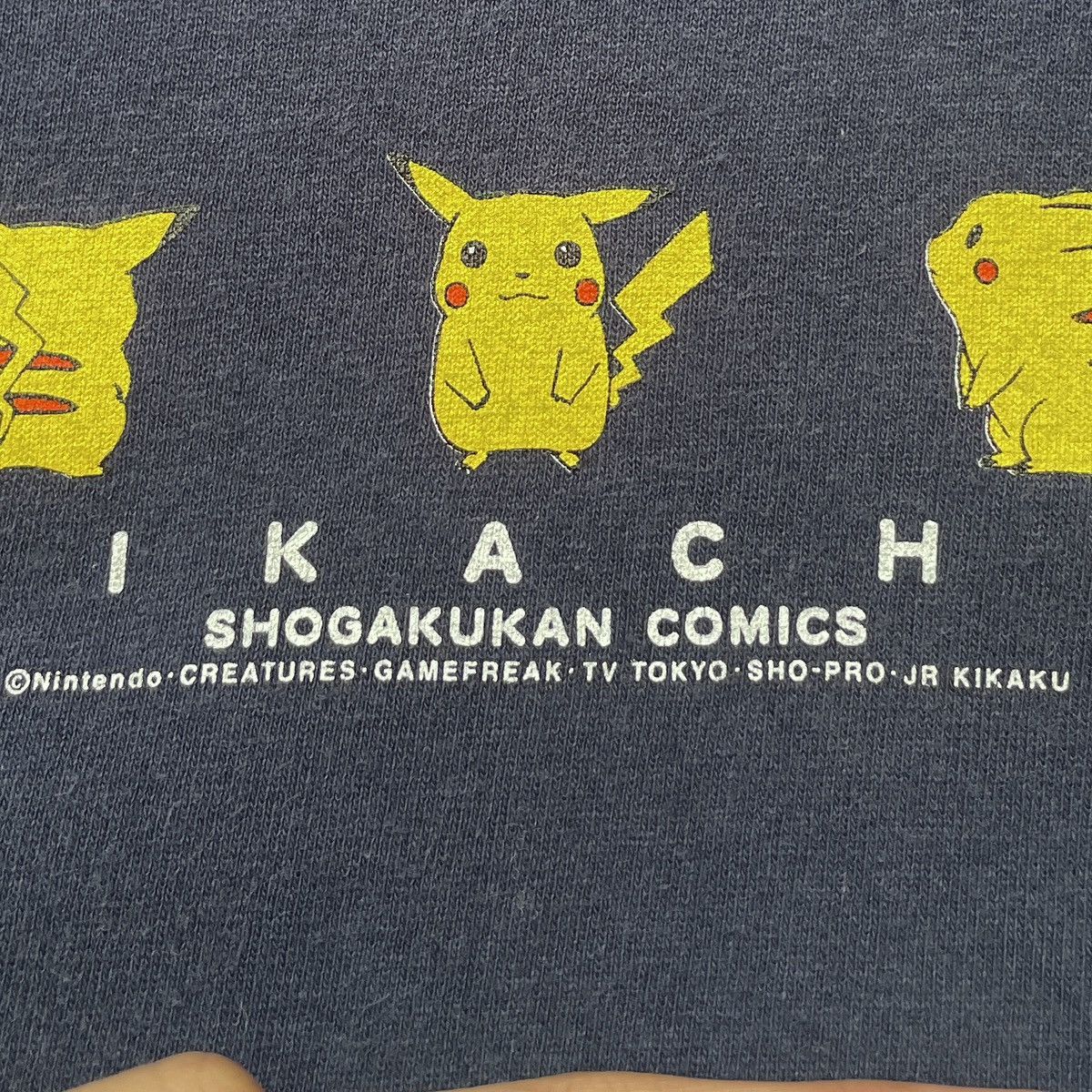 Vintage Vintage Movie Cartoon Pikachu T-shirt 1999s Size US M / EU 48-50 / 2 - 9 Thumbnail