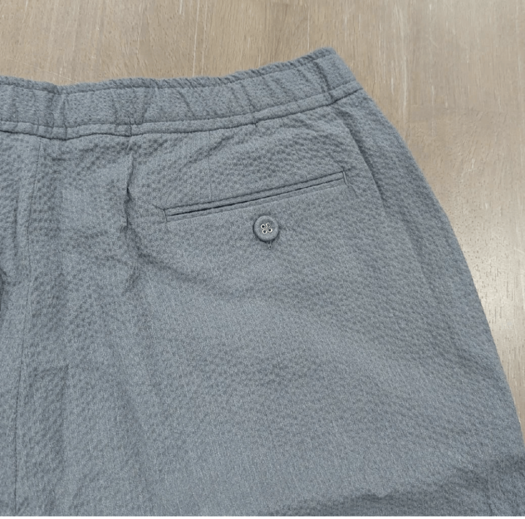 Officine Generale OFFICINE GENERALE Flat Front Textured Shorts Gray 54 US 38 Size US 38 / EU 54 - 4 Thumbnail