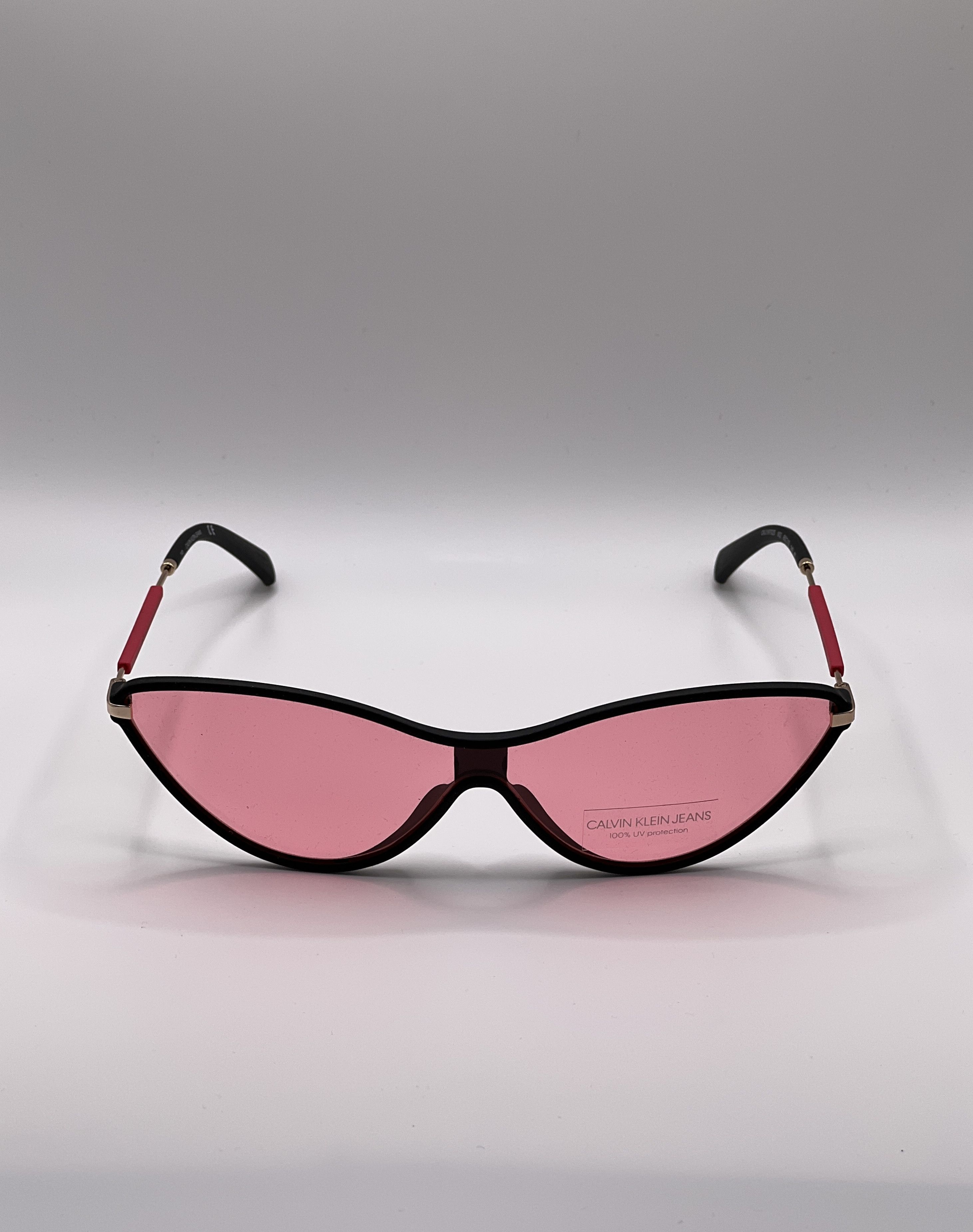 Calvin Klein Calvin Klein Jeans CKJ19702S Cat Eye Sunglasses Pink Lenses Size ONE SIZE - 1 Thumbnail