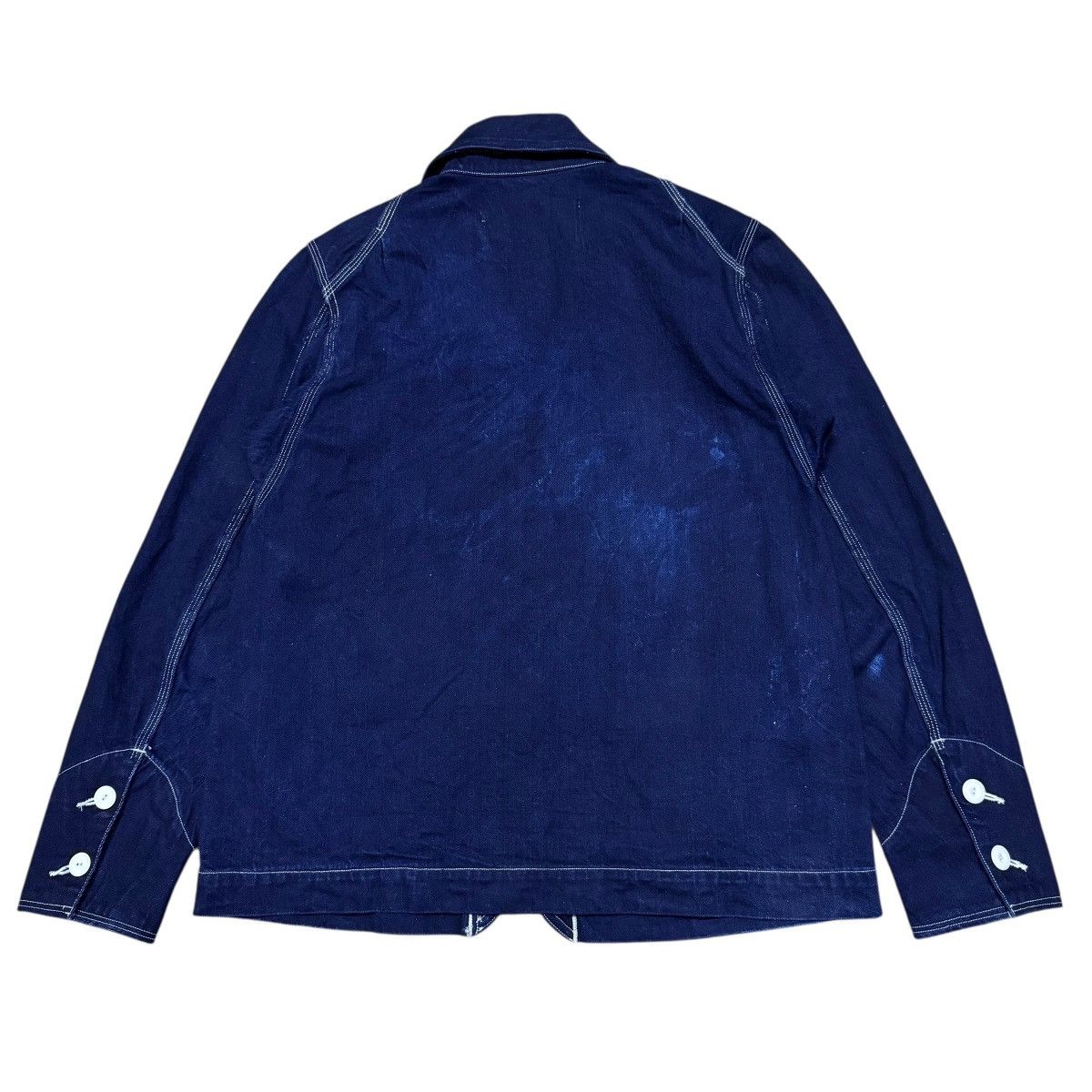 Japanese Brand Ciname Heavyweight Denim Selvedge Chore Jacket Size US M / EU 48-50 / 2 - 2 Thumbnail