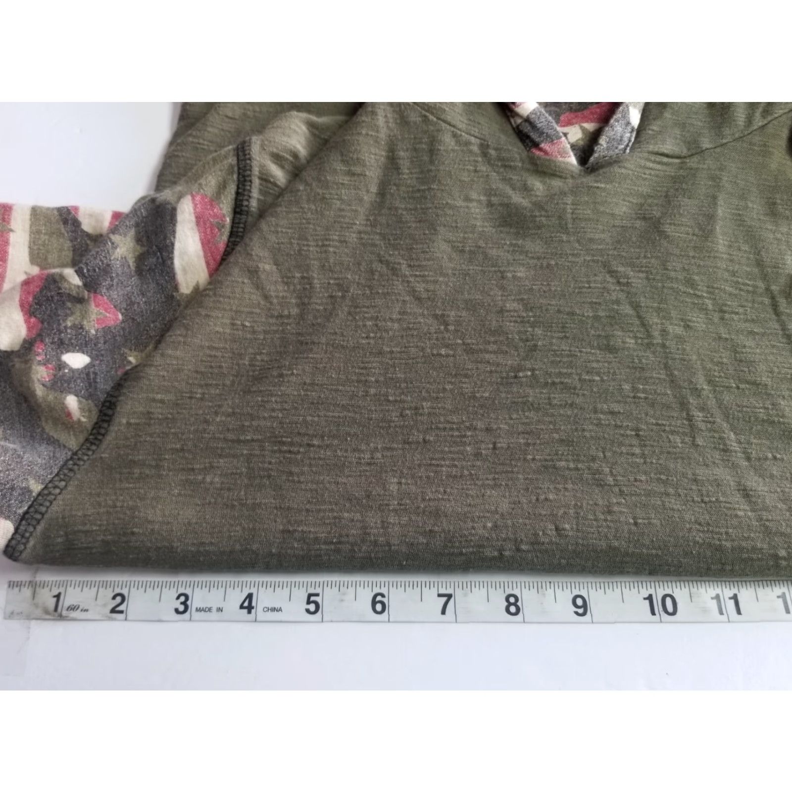 Vintage 1775 Shirt Hoodie Army Green Long Sleeve T-Shirt Size Large Men Size US L / EU 52-54 / 3 - 3 Thumbnail