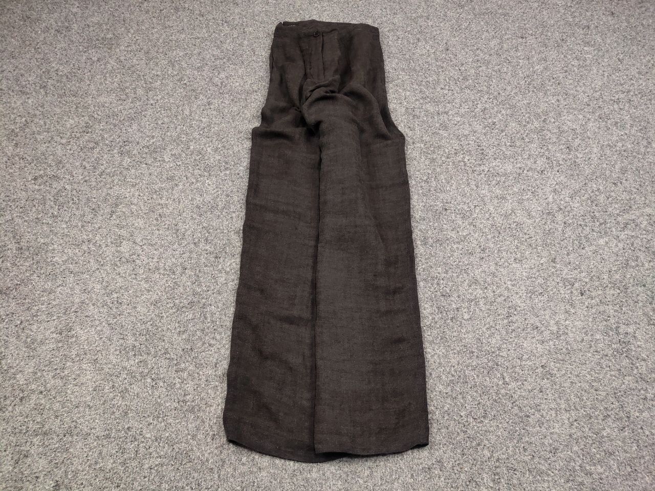 Sonia Rykiel Vintage 90's Sonia Rykiel Design Wide Leg Dark Brown Pants Size 28" / US 6 / IT 42 - 2 Thumbnail