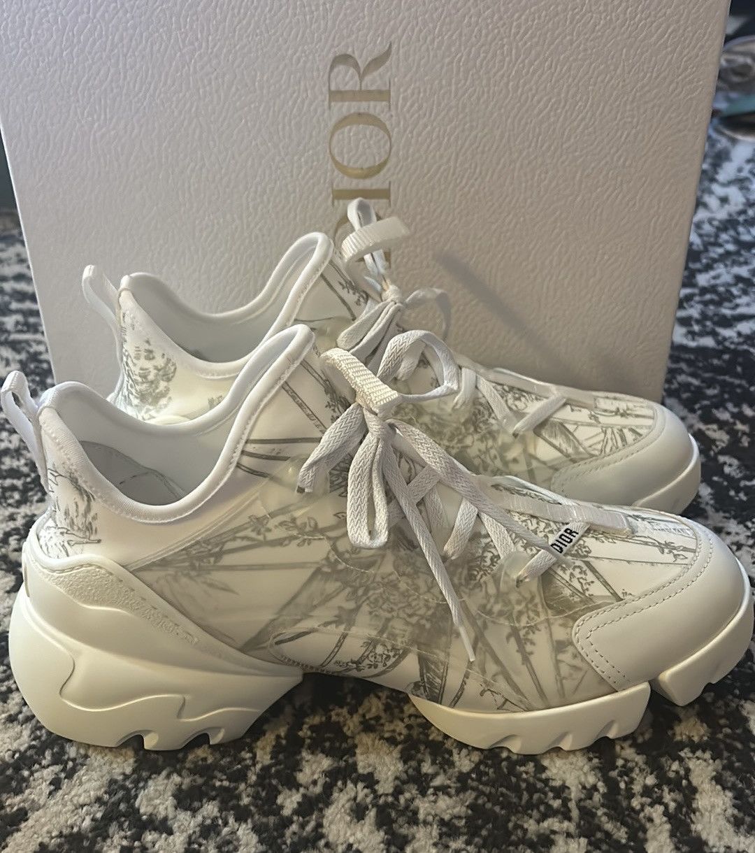 Dior Christian Dior D-Connect Sneaker Technical Fabric Printed Size US 10 / IT 40 - 9 Thumbnail