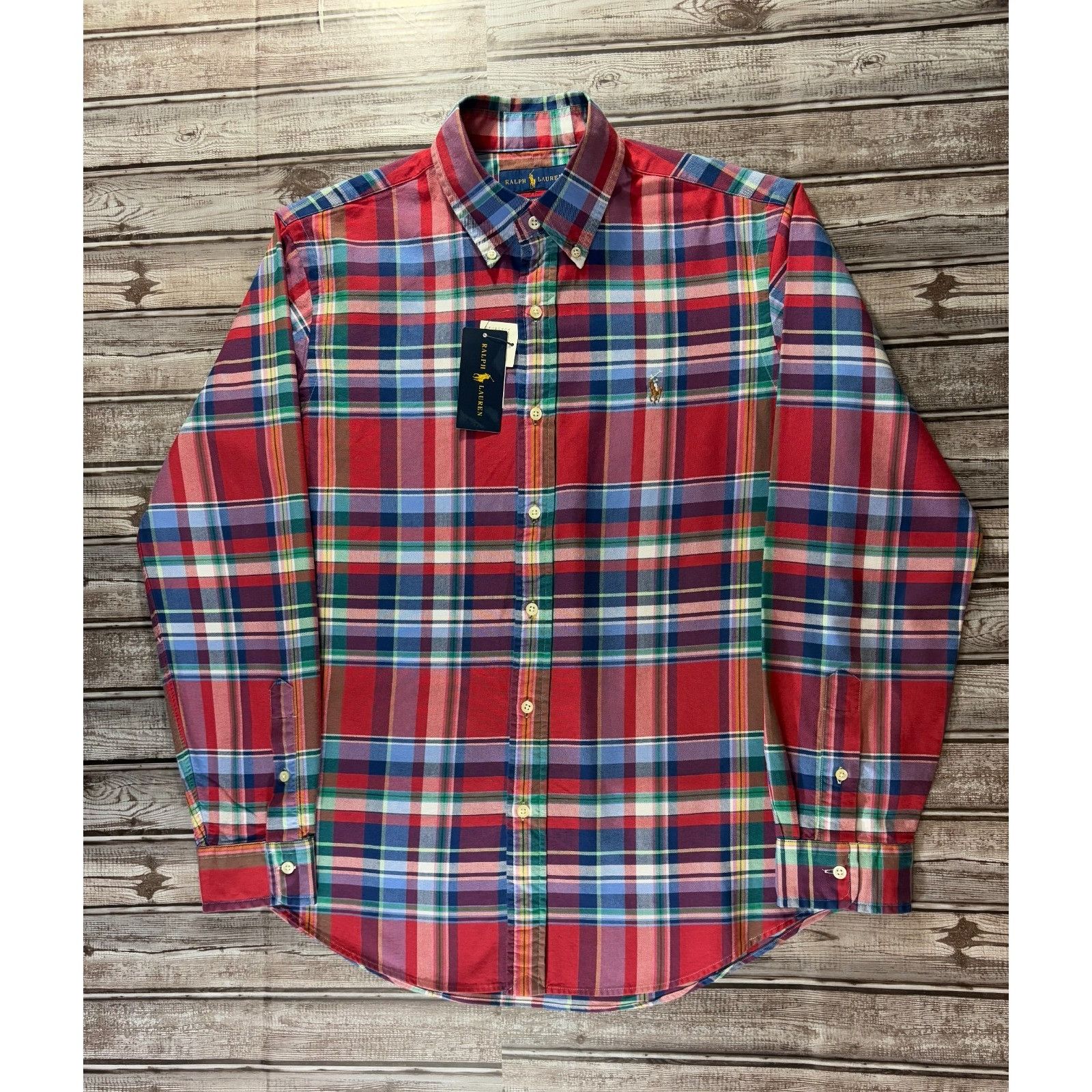 Polo Ralph Lauren Polo Ralph Lauren Classic-Fit Oxford Plaid Shirt size M mult Size US M / EU 48-50 / 2 - 1 Thumbnail