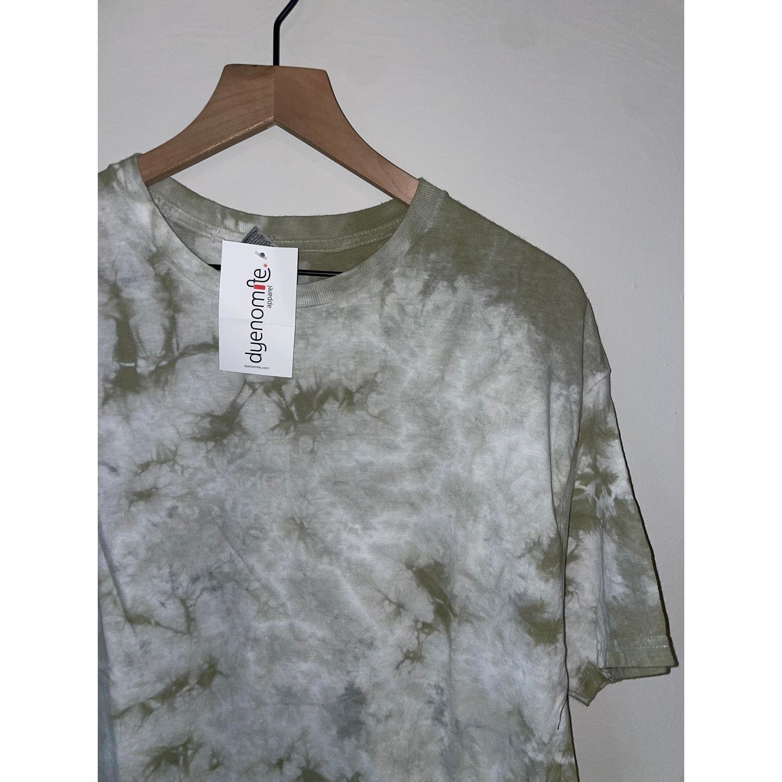 Gildan Gildan Dyenomite Shirt Green Tie Dye Blank Shirt Tee L Large Size US L / EU 52-54 / 3 - 3 Thumbnail