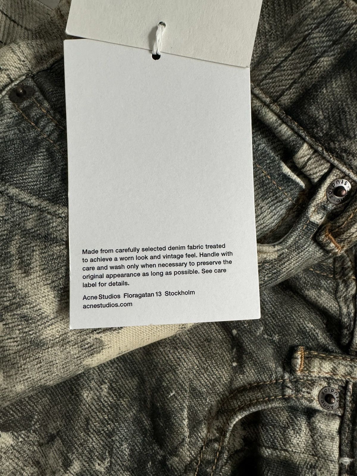 Acne Studios LOOSE FIT TROUSERS- 1981M cold grey | Grailed