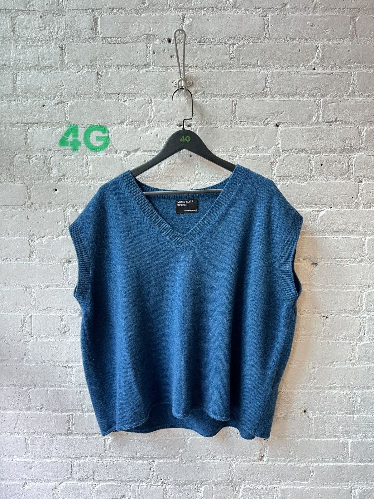 Enfants Riches Deprimes ERD CASHMERE SLEEVLESS SWEATER XXL Size US XXL / EU 58 / 5 - 1 Thumbnail