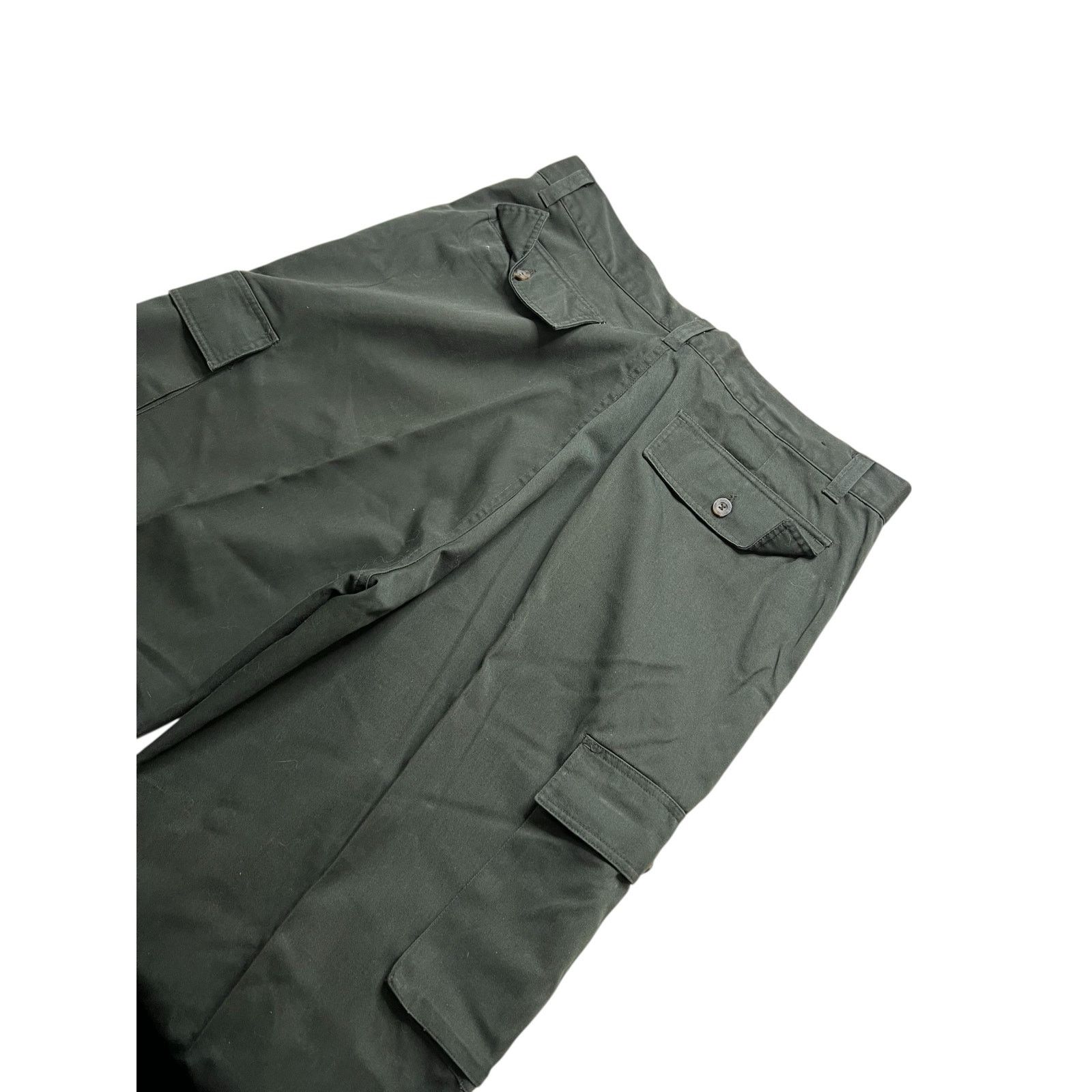 Vintage Vintage 90s Monba Cargo Pants Green 38 actual 36x30 baggy Size US 38 / EU 54 - 9 Thumbnail