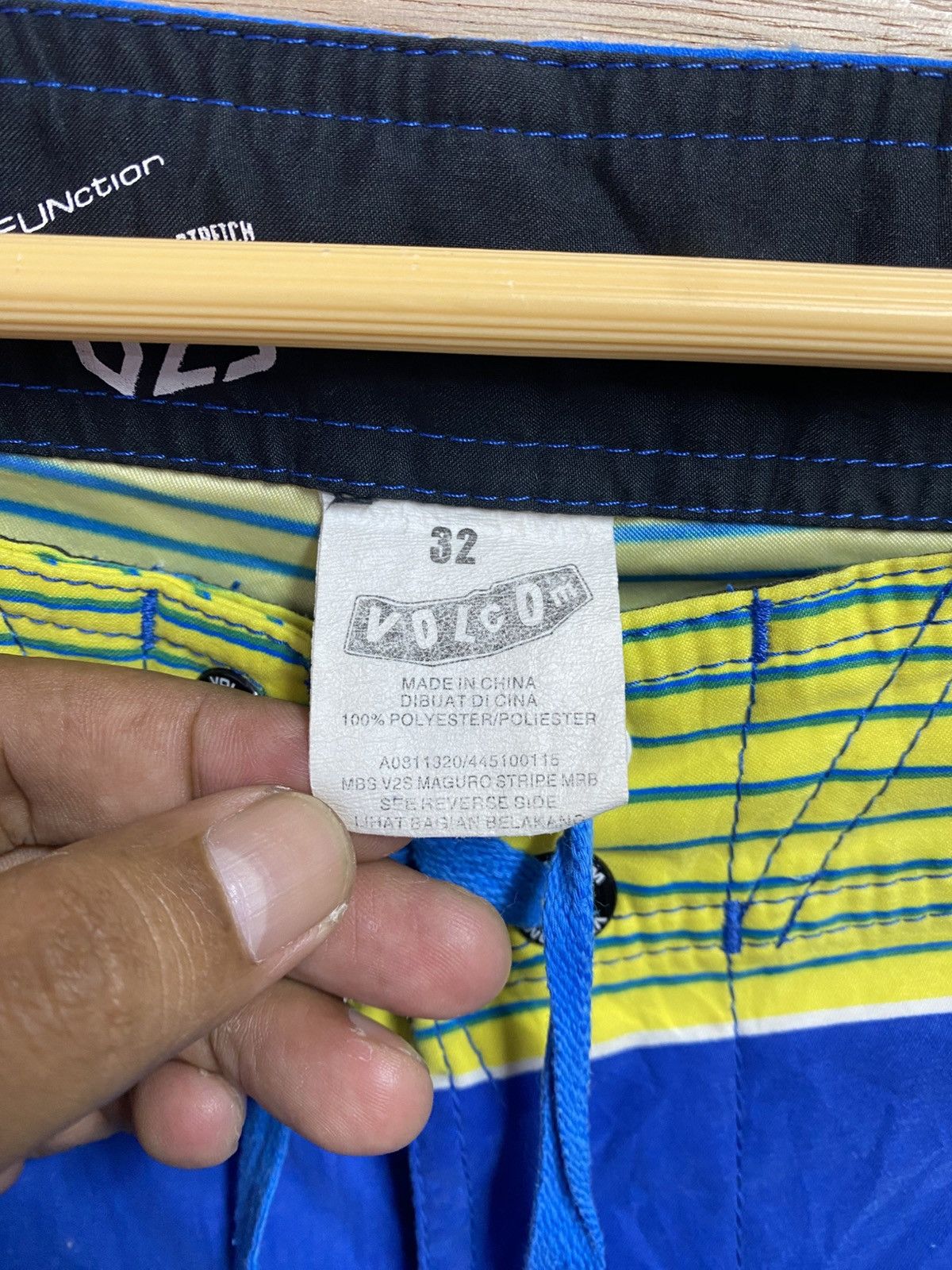 Volcom Volcom Striped Two Way Stretch Pure Function board shorts Size US 34 / EU 50 - 5 Thumbnail