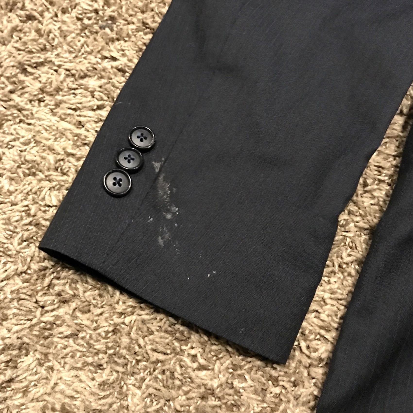 Michael Kors Michael Kors Blazer Men 18 Regular 2 Button Black Polyester Blend Long Jacket Coat Blazer Notch Lapel Size 48R - 5 Thumbnail