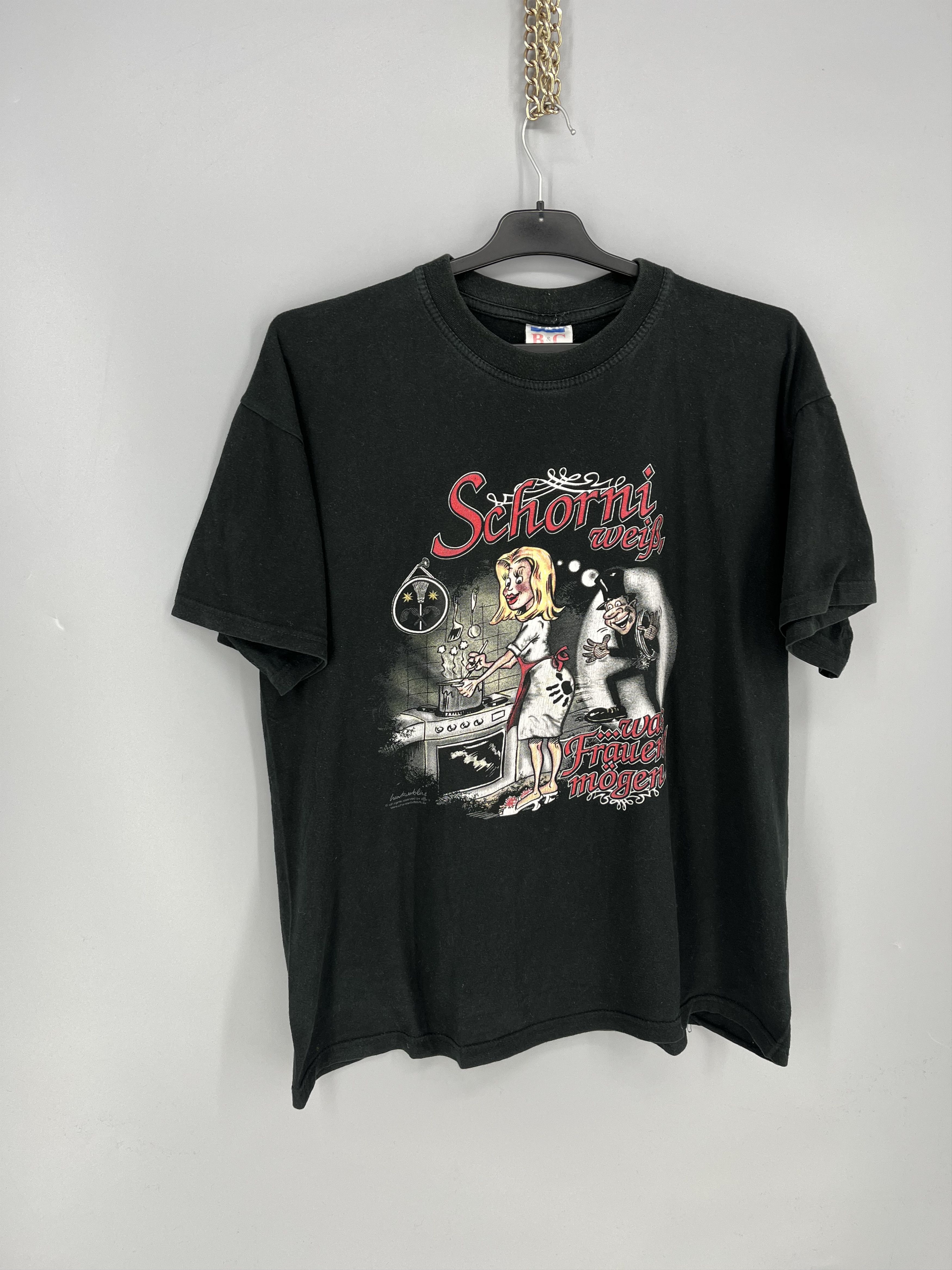 Vintage Rare Vintage German Humor Graphic Tee Size US M / EU 48-50 / 2 - 2 Thumbnail