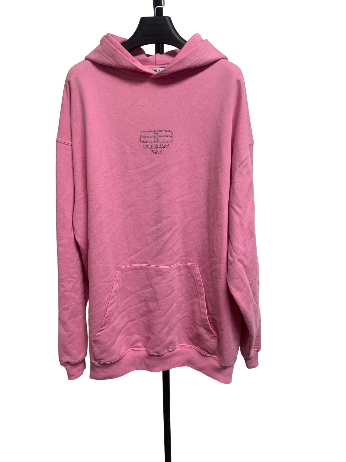 Balenciaga Balenciaga Logo Graphic Pink Hoodie Size M Size US M / EU 48-50 / 2 - 1 Thumbnail
