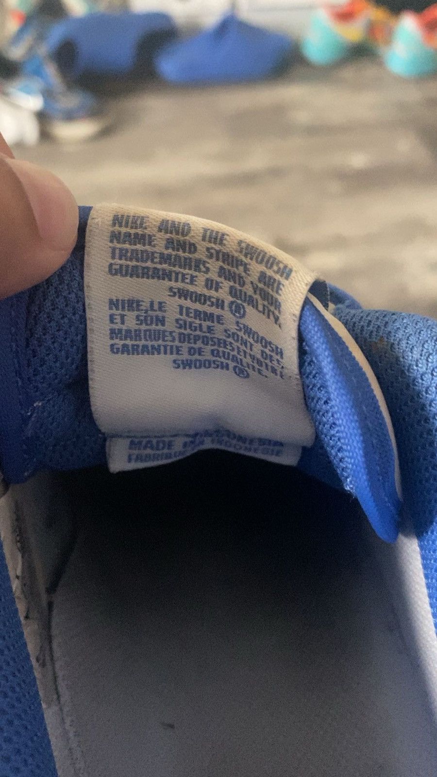 Nike White / Blue Air Force 1 Size US 8.5 / EU 41-42 - 3 Thumbnail