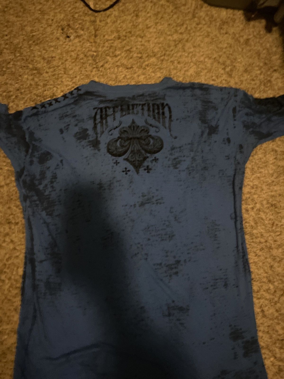 Affliction Blue affliction shirt Size US XXL / EU 58 / 5 - 2 Thumbnail