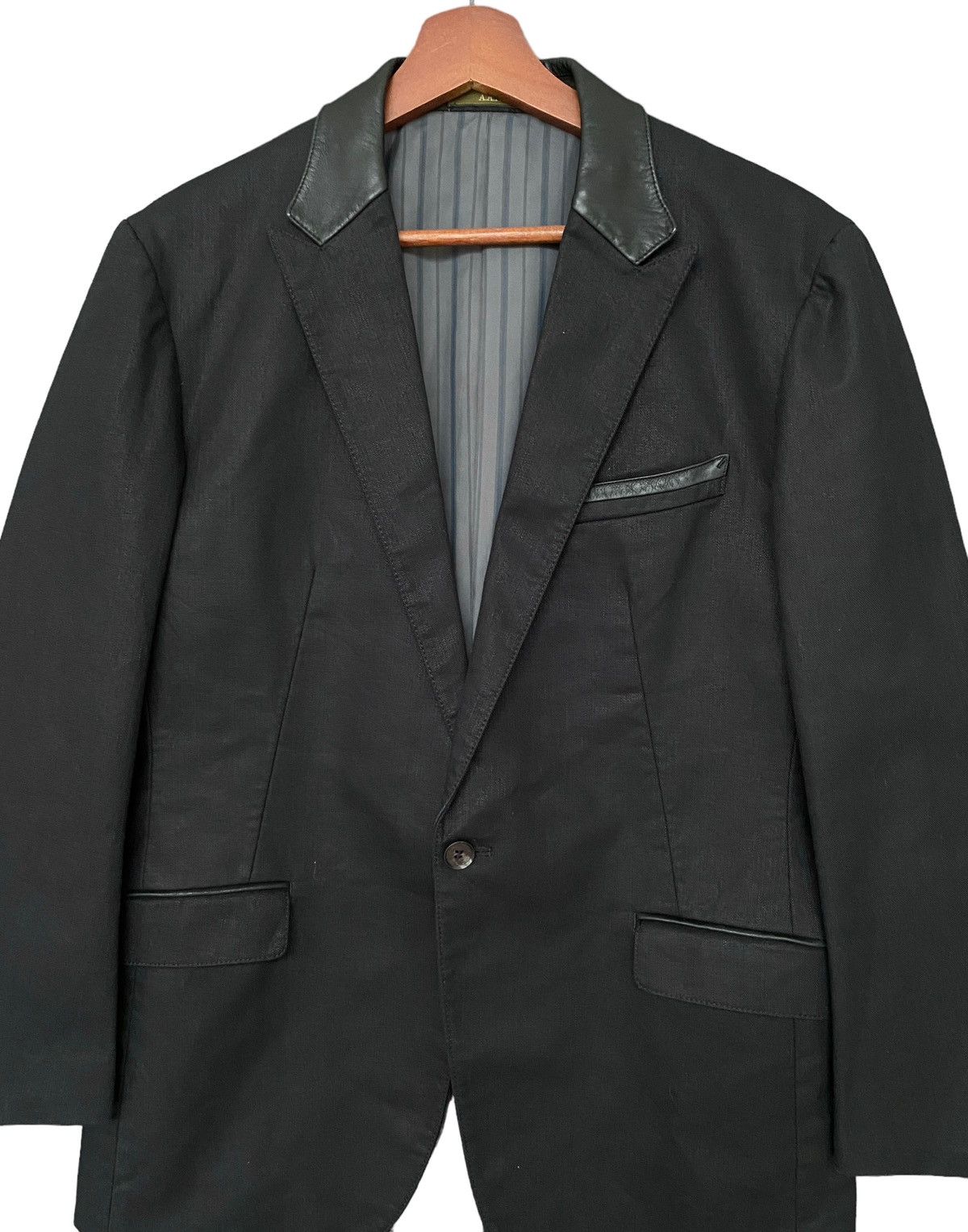 Yohji Yamamoto Vintage Japanese Brand Yohji Yamamoto Jacket 1990s Size US L / EU 52-54 / 3 - 3 Thumbnail
