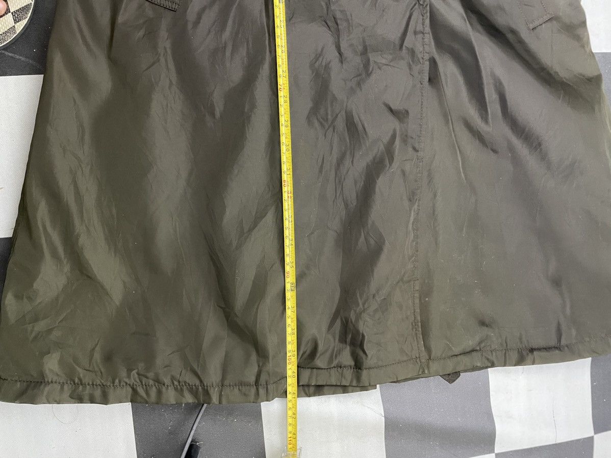Prada 🔥Rare Prada Double Breasted Belted Nylon Trech Coat Size L / US 10 / IT 46 - 17 Thumbnail