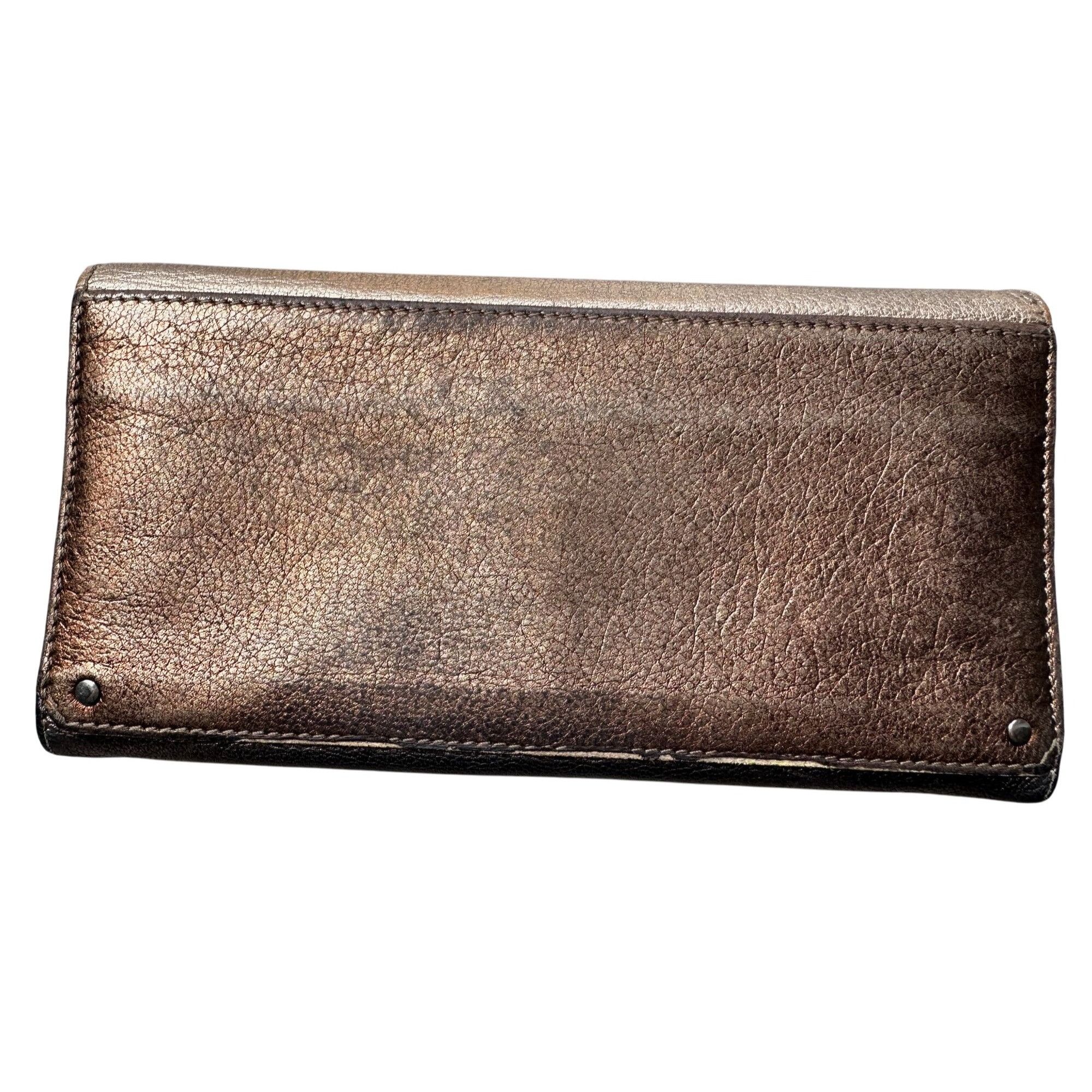 Salvatore Ferragamo Salvatore Ferragamo Metallic Tricolor Long Wallet with Dust Size ONE SIZE - 3 Thumbnail