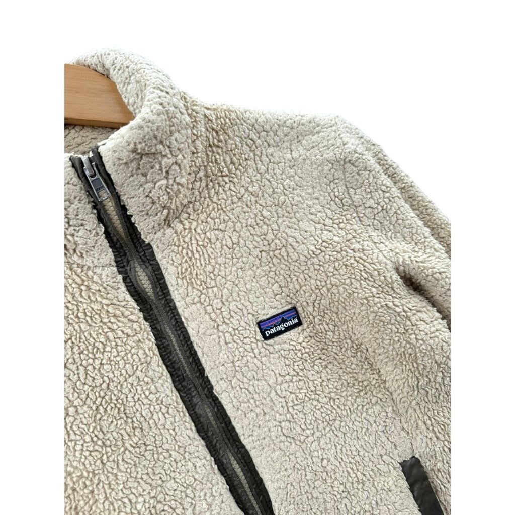 Patagonia × Vintage Patagonia Women's Tan Full Zip Insulated Fleece Jacket Size US S / EU 44-46 / 1 - 6 Thumbnail