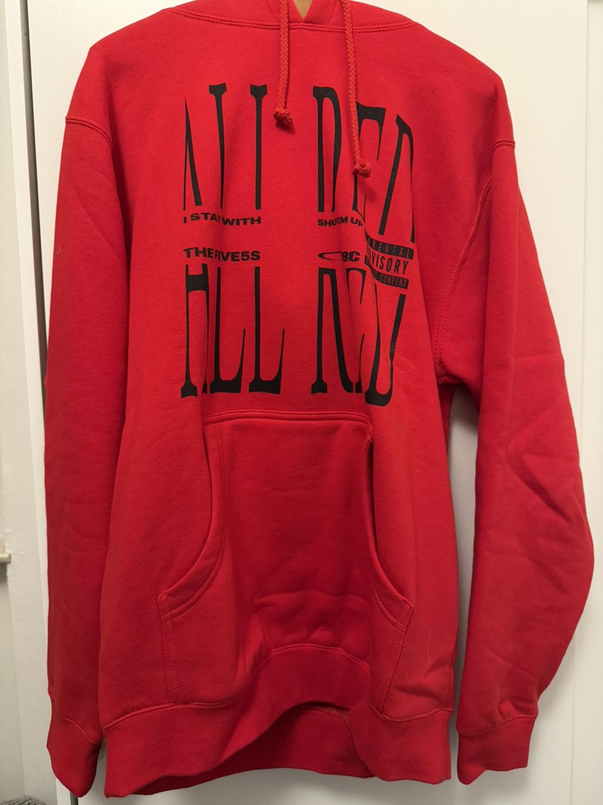 Playboi Carti Playboi Carti All Red hoodie box Size US S / EU 44-46 / 1 - 2 Thumbnail