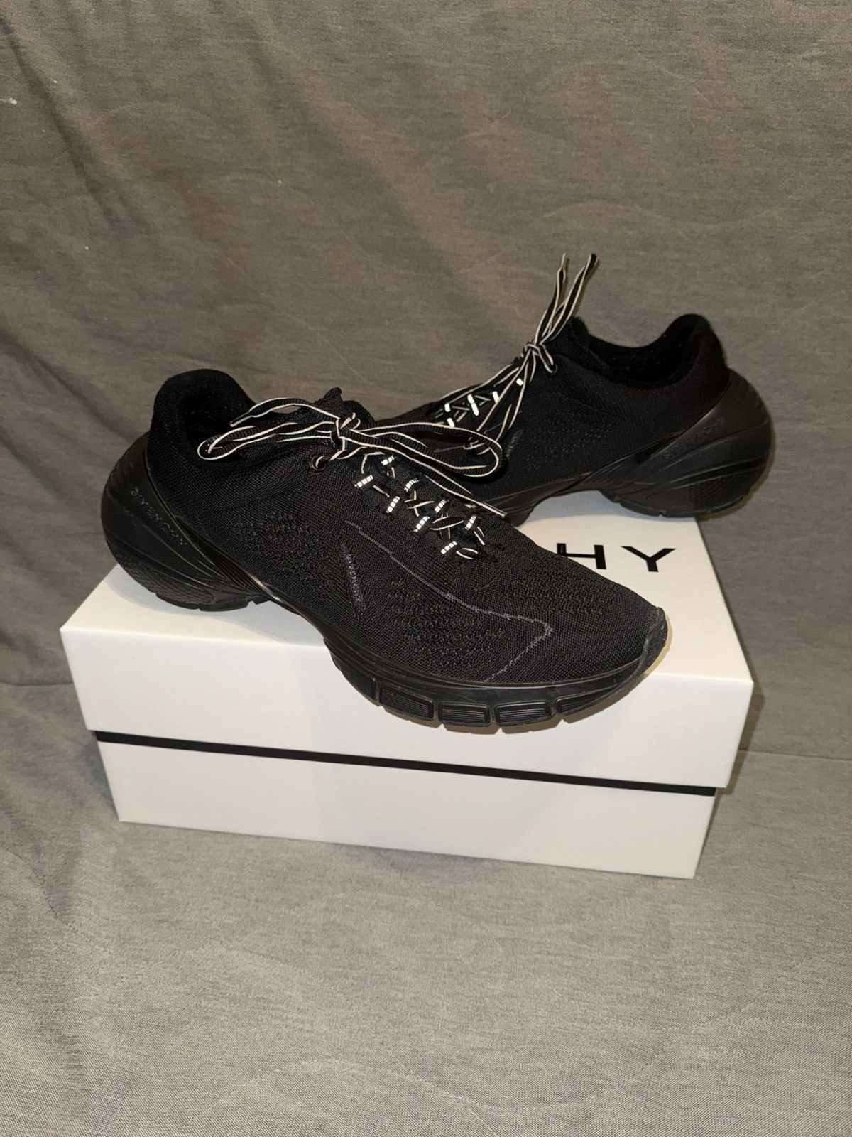 Givenchy Givenchy TK-MX Light Runner Black Size US 13 / EU 46 - 1 Thumbnail