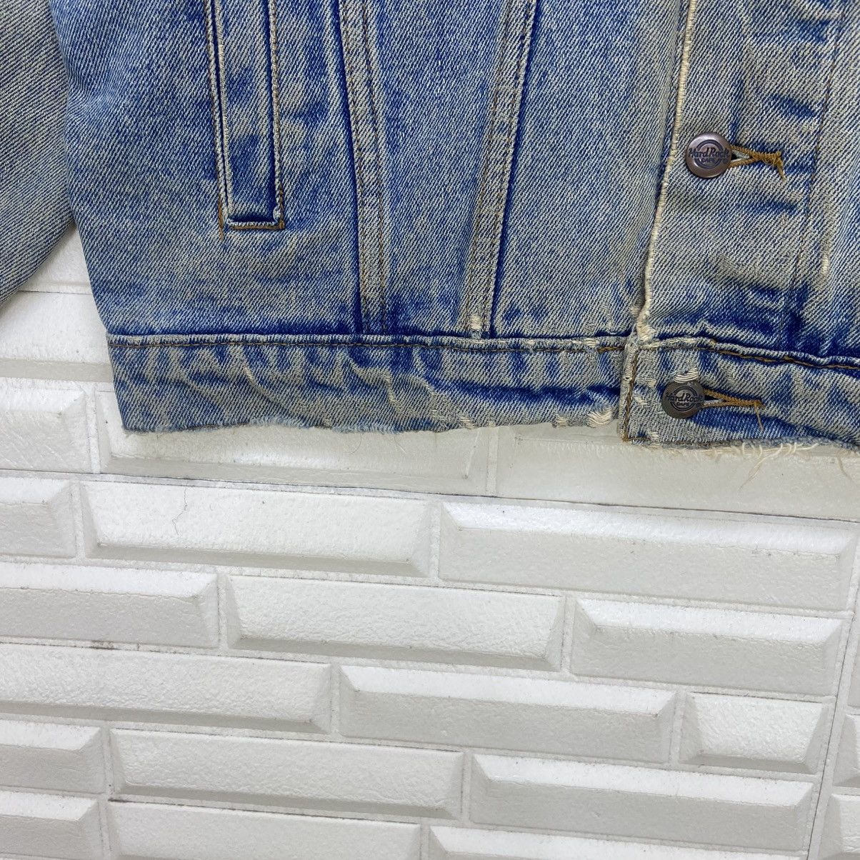 Hard Rock Cafe Vintage Hard Rock Cafe Bangkok Denim Trucker Jacket Size US M / EU 48-50 / 2 - 5 Thumbnail