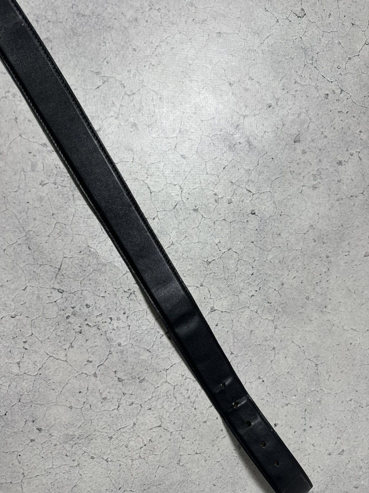 Versace Versace Black Luxury Leather Belt Size ONE SIZE - 7 Thumbnail