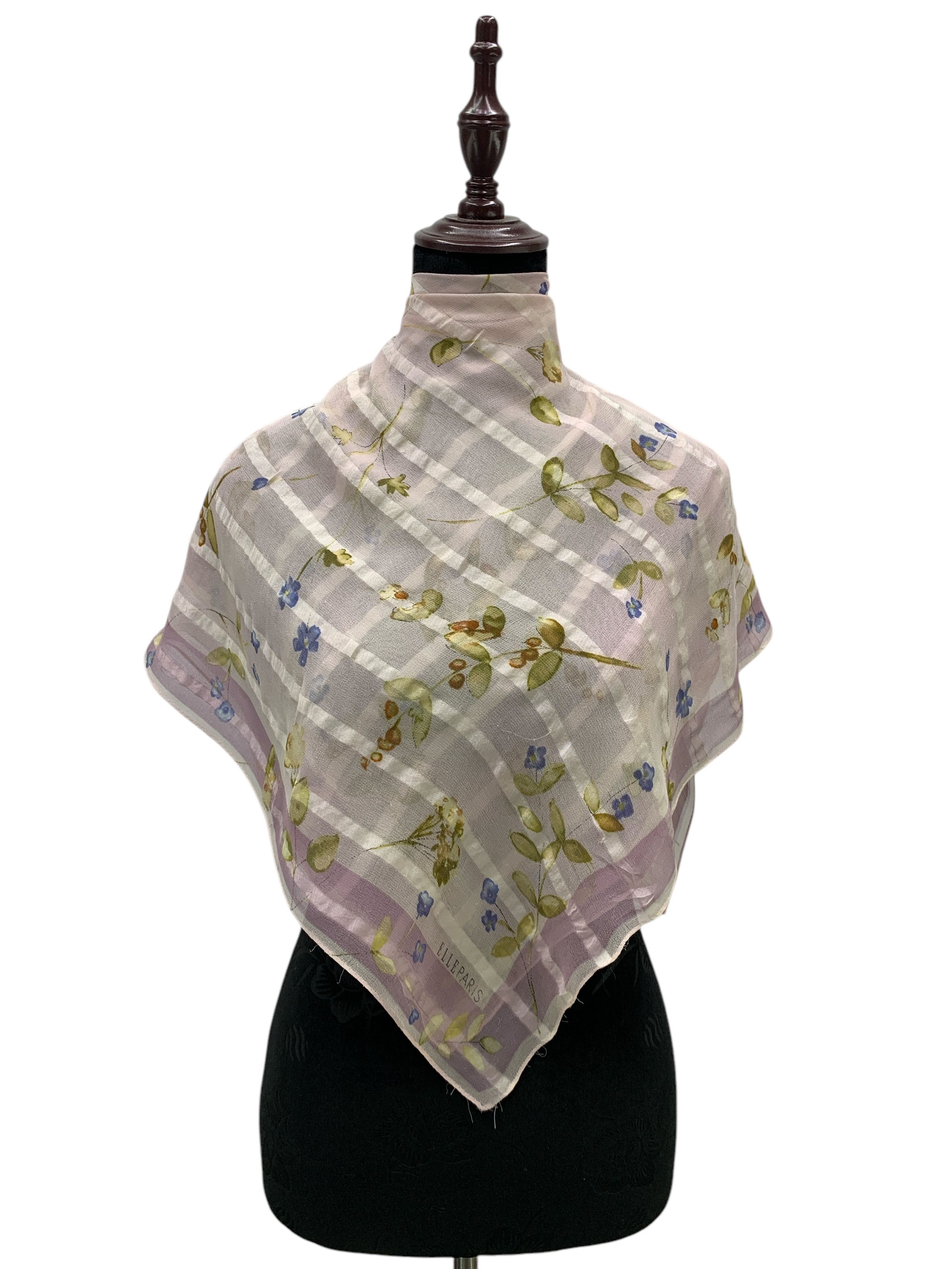 Japanese Brand × Vintage Vintage Elle Scarf Neckwear - SCA2139 Size ONE SIZE - 1 Thumbnail