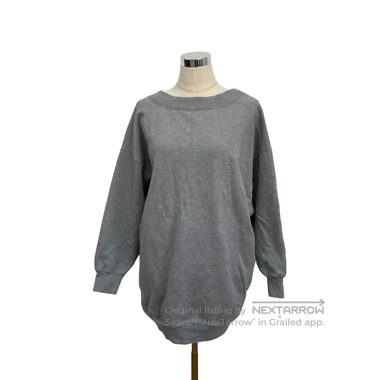 Balenciaga balenciaga gray embroidered double b sweatshirt. Size US S / EU 44-46 / 1 - 5 Thumbnail