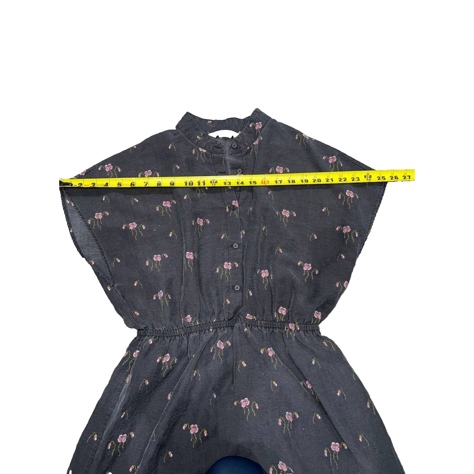 & Other Stories & other stories Relaxed Y2K Mini Dress Black Small A003163 Size S / US 4 / IT 40 - 9 Thumbnail