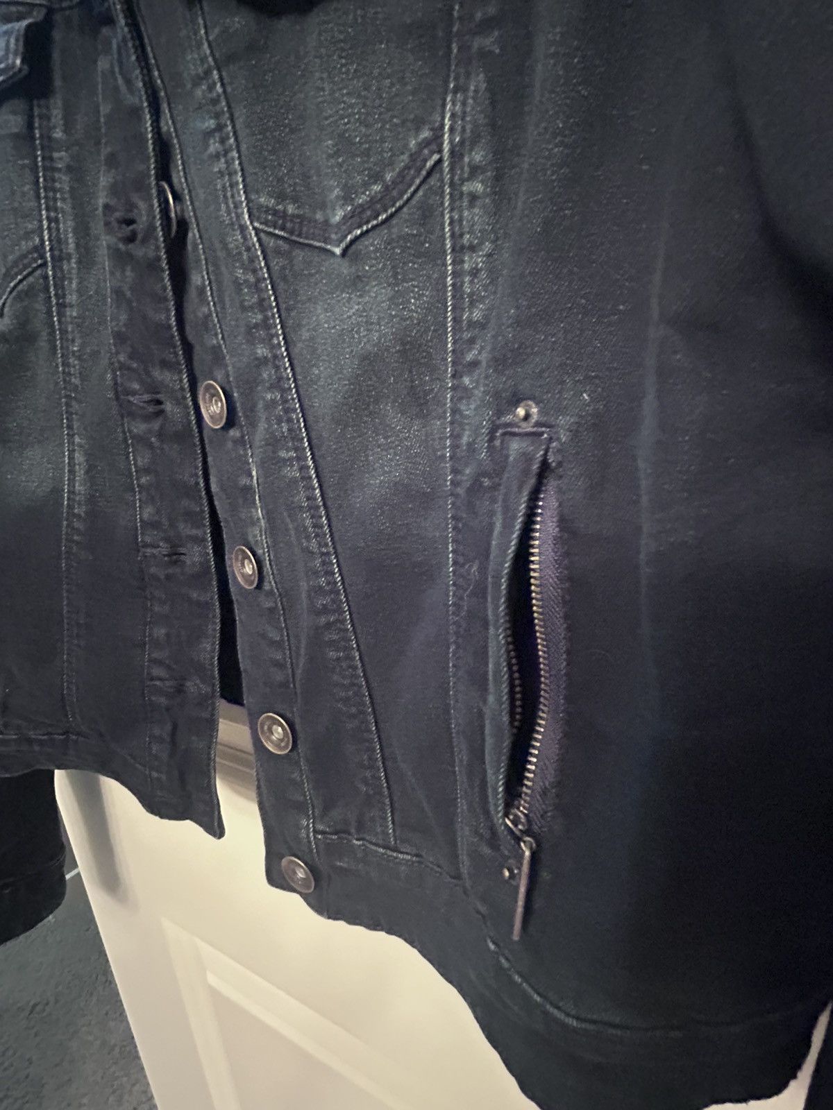 Bonobos Woman’s large denim button up jean jacket Size L / US 10 / IT 46 - 6 Thumbnail
