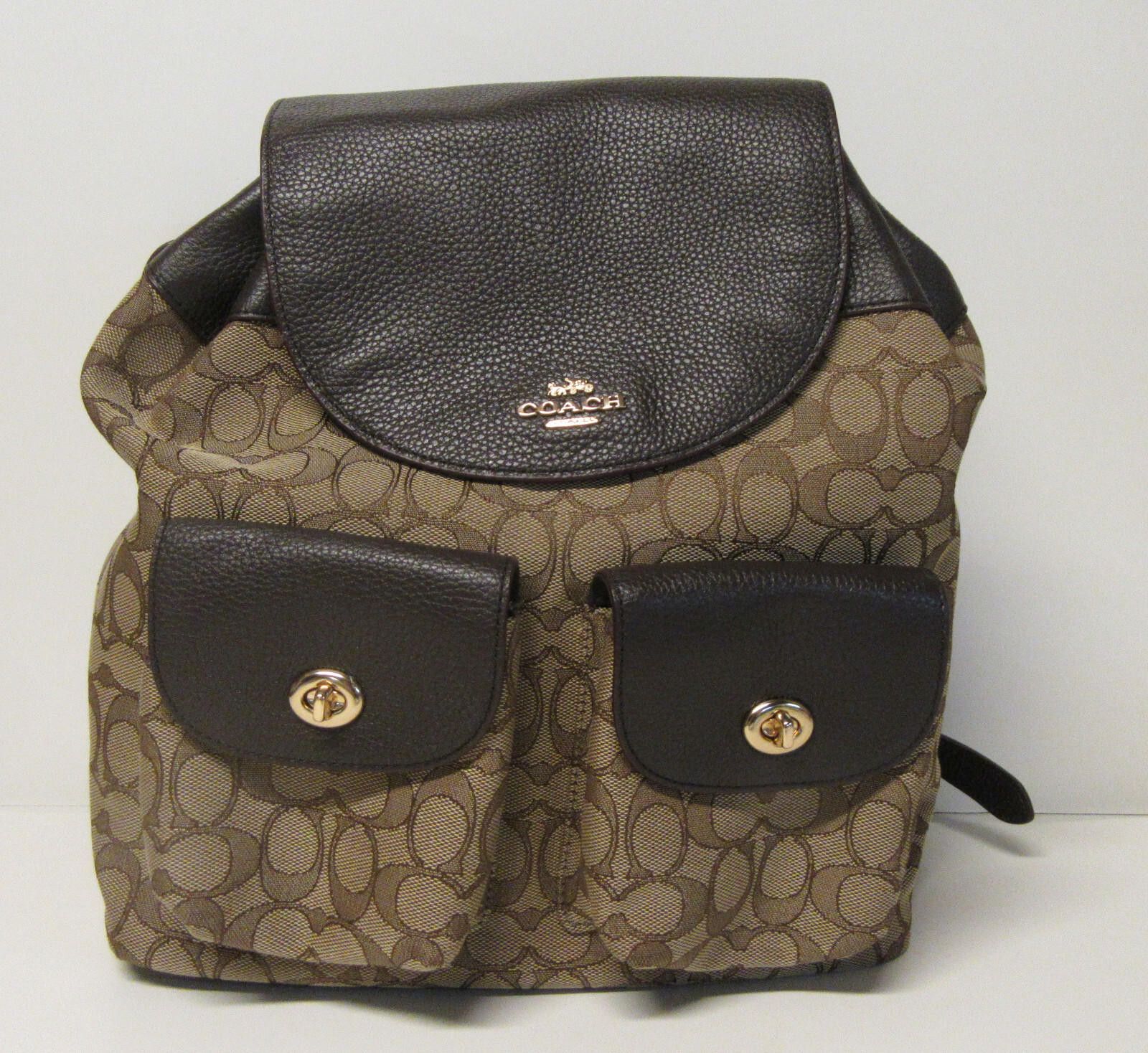 Coach Coach Outline Signature Billie Backpack F30275 NEW NWT Size ONE SIZE - 2 Thumbnail