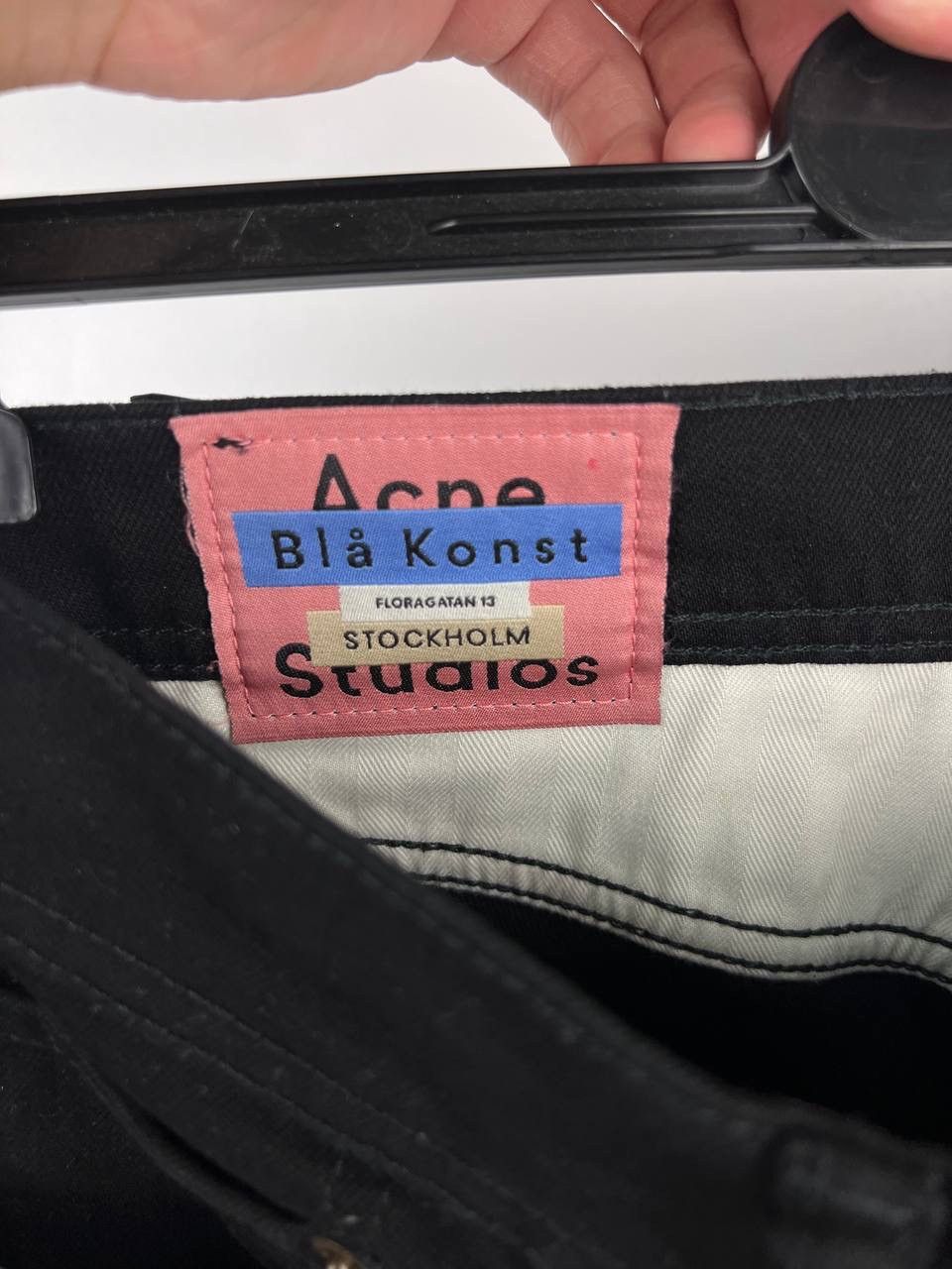 Acne Studios Acne Studios Bla Konst Melk Stay Black jeans size 27/30 Size 27" / US 4 / IT 40 - 4 Thumbnail