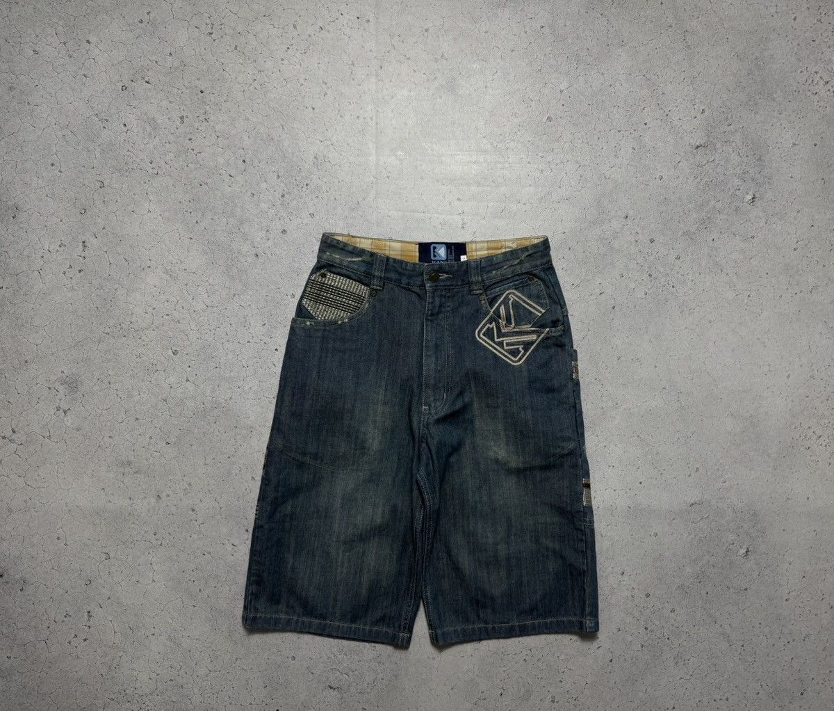 Karl Kani Karl Kani Vintage Rap Baggy Shorts Denim Jeans Size US 30 / EU 46 - 2 Thumbnail