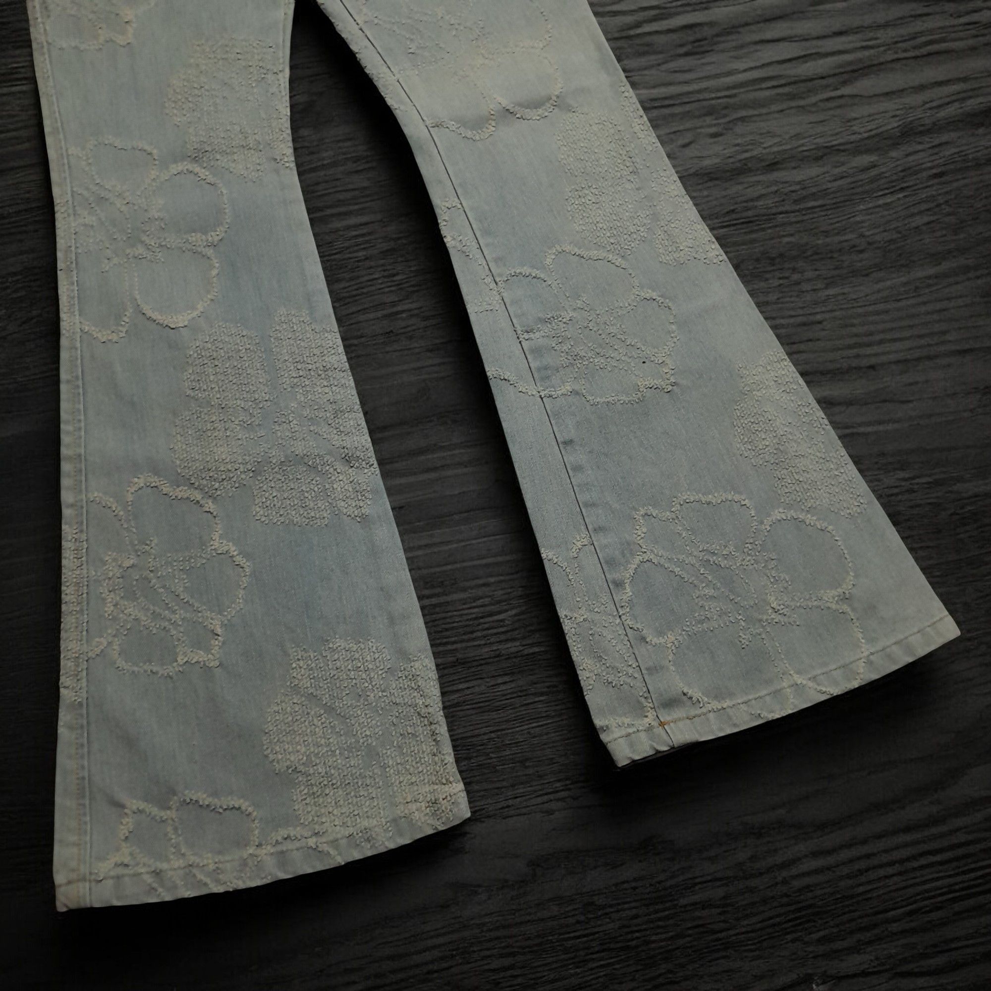 Japanese Brand × Tornado Mart Alba Rosa Pattern Flare Jeans Size US 30 / EU 46 - 4 Thumbnail