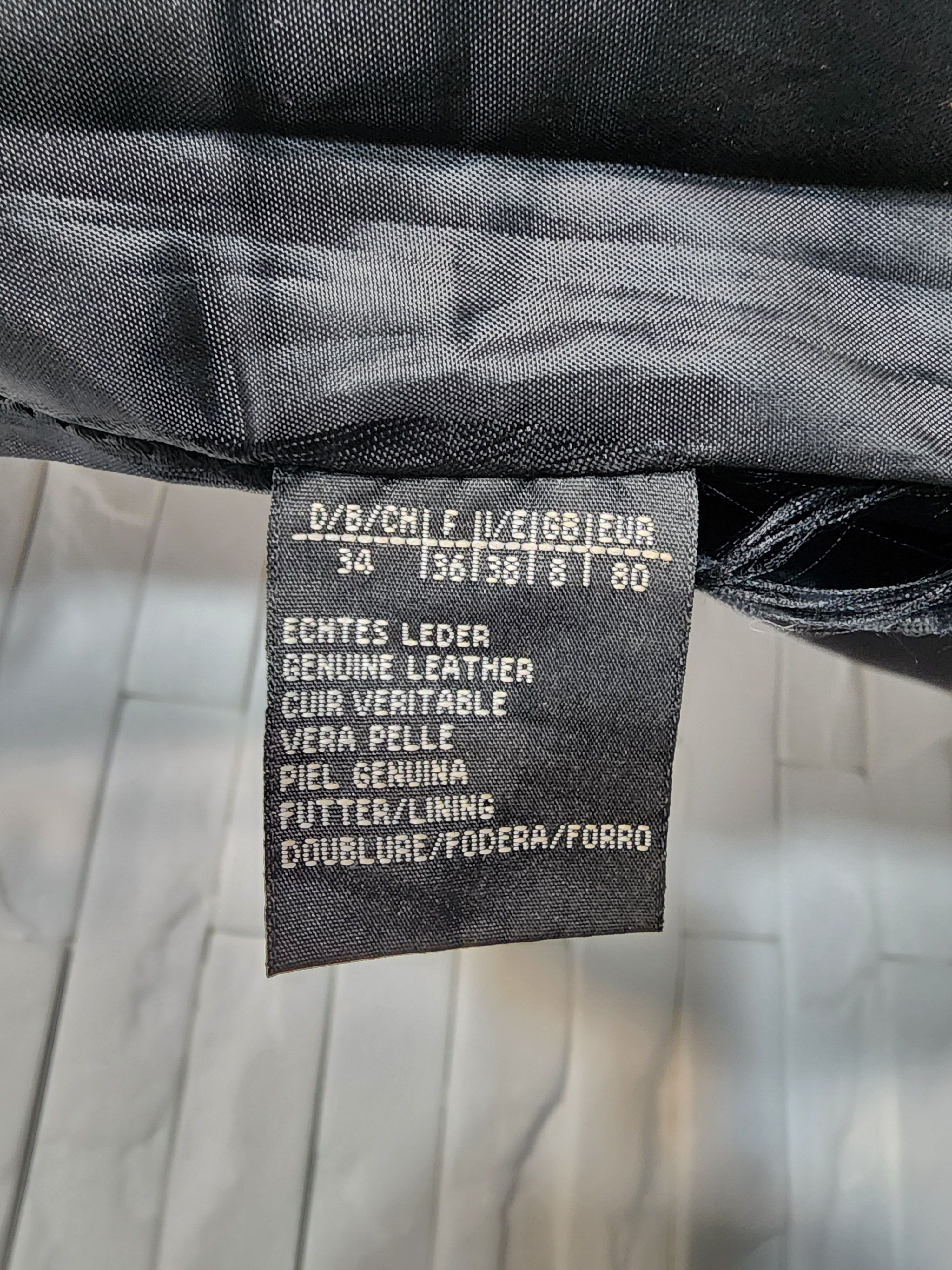 Genuine Leather Black Leather Pants: Women's Genuine Leather Trousers Size 27" / US 4 / IT 40 - 9 Thumbnail