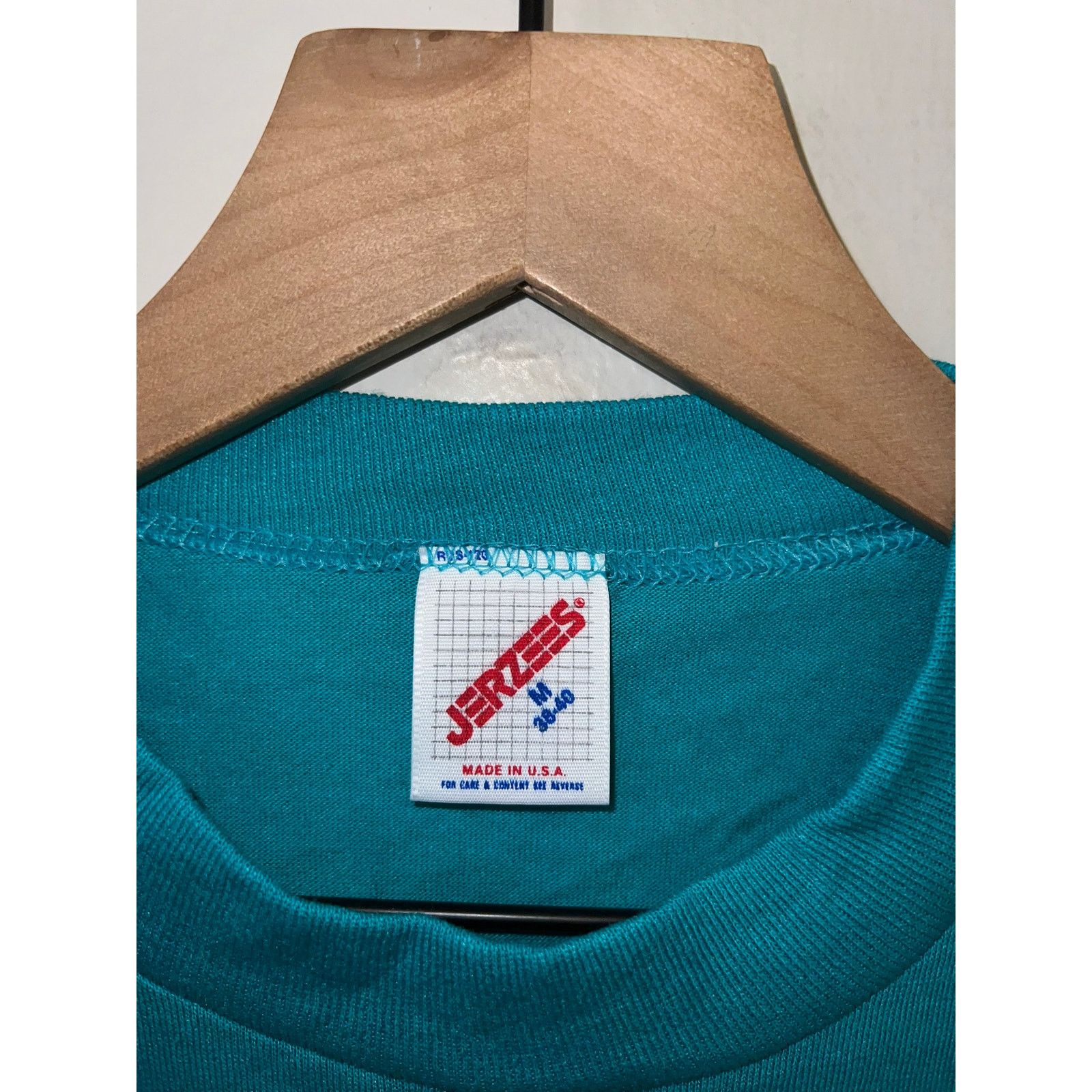 Jerzees Vintage Mount Rushmore Shirt South Dakota Teal Tee 80s 1989 Size US M / EU 48-50 / 2 - 8 Thumbnail