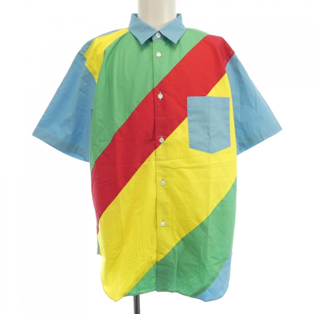 Comme des Garcons Homme Shirt Switching Design Short Sleeve