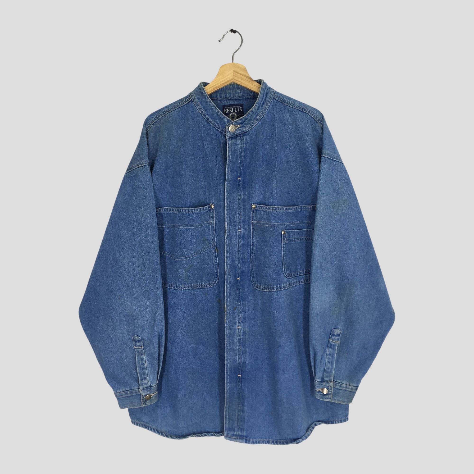 Urban Classics Vintage 90's American Denim Jacket Workwear Size US XL / EU 56 / 4 - 1 Thumbnail