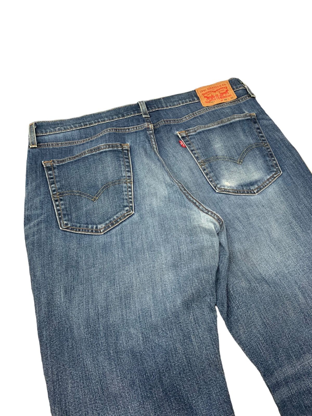 Levi's Levis 541 Stonewash Distressed Denim Pants (AB37) Size US 37 - 10 Thumbnail